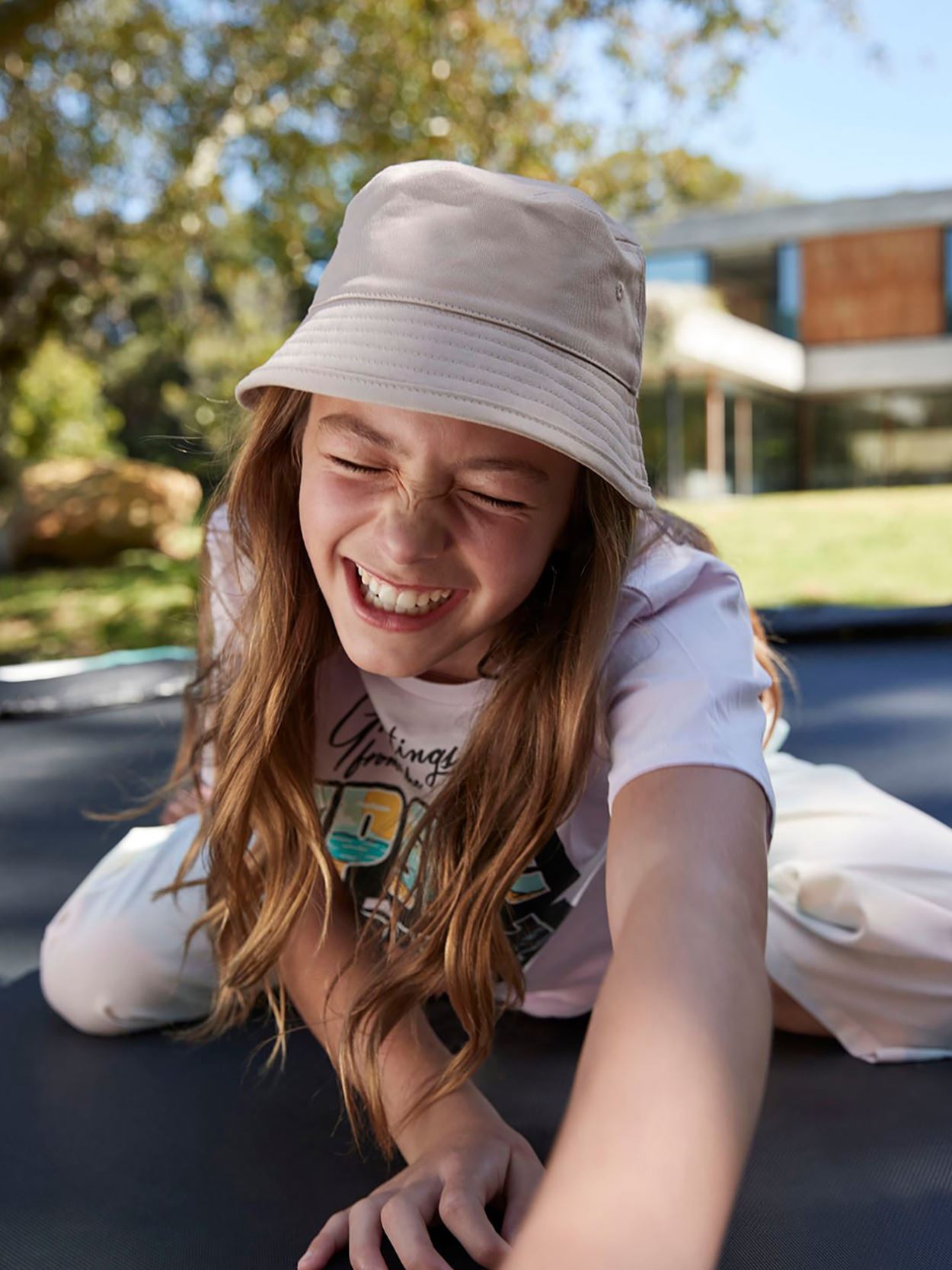 B90NB Junior organic cotton bucket hat Image 4