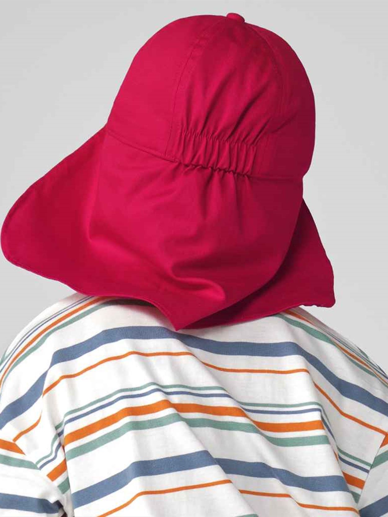 BB11B Kids Legionnaire Style Cap Image 2