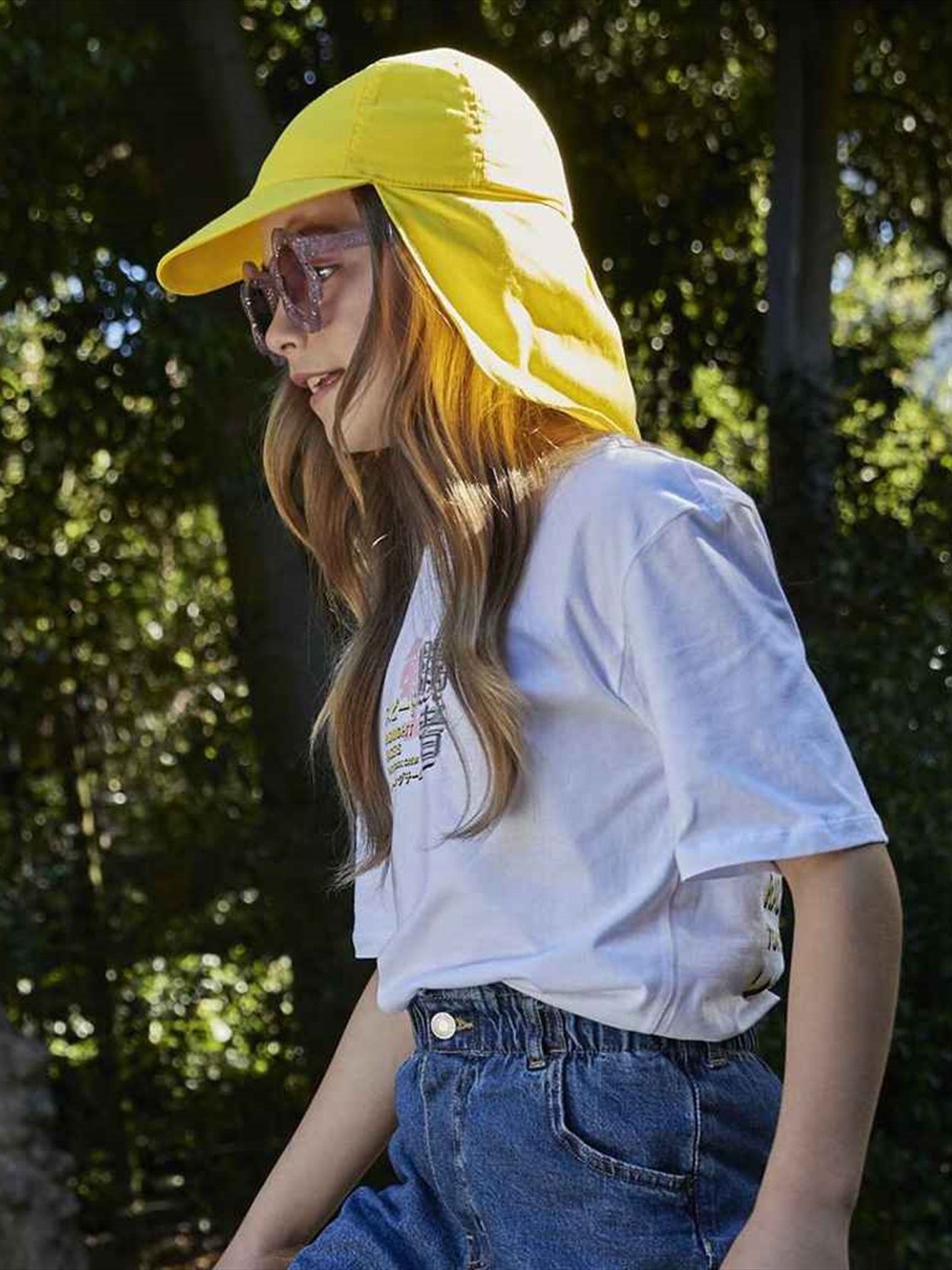 BB11B Kids Legionnaire Style Cap Image 3
