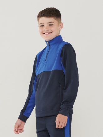 LV875 Kids 1/4 Zip Tracksuit Top