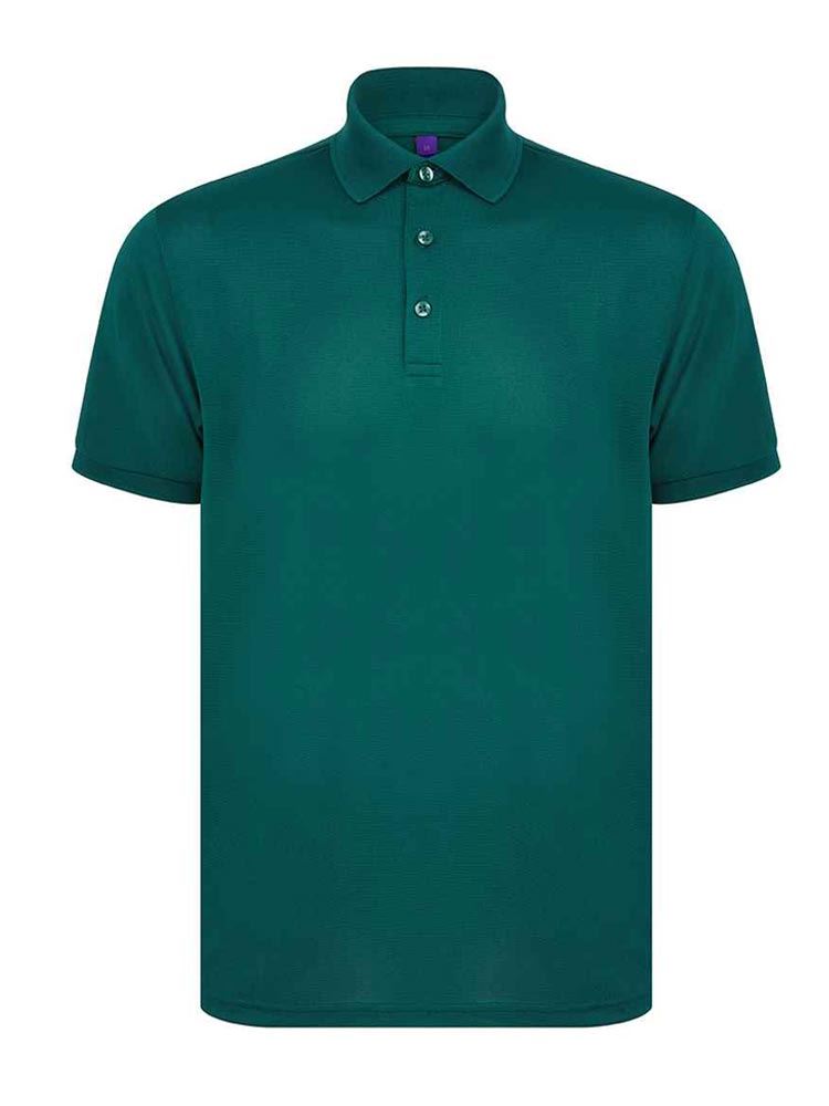 H465 Henbury Recycled Polyester Piqué Polo Shirt Image 1