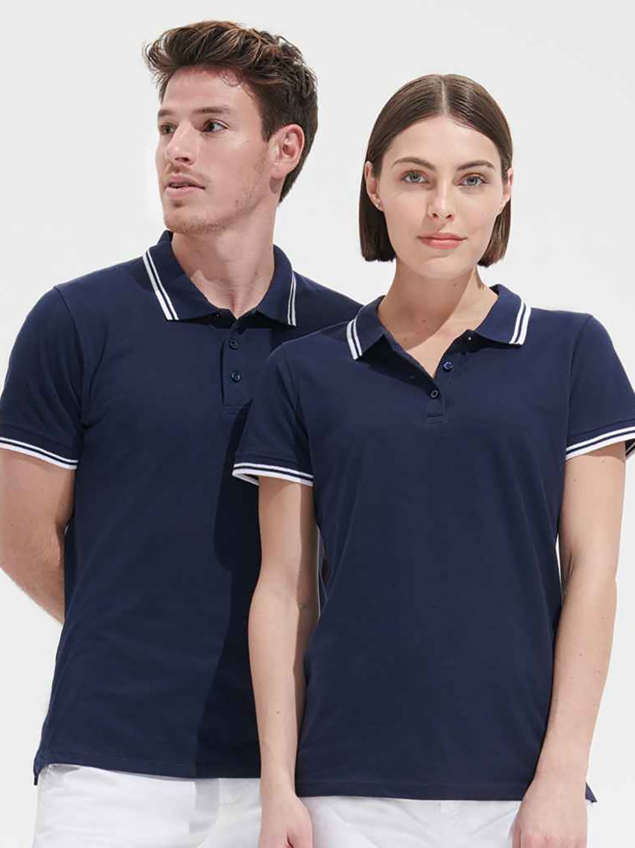 10577 SOL'S Pasadena Tipped Cotton Piqué Polo Shirt Image 1