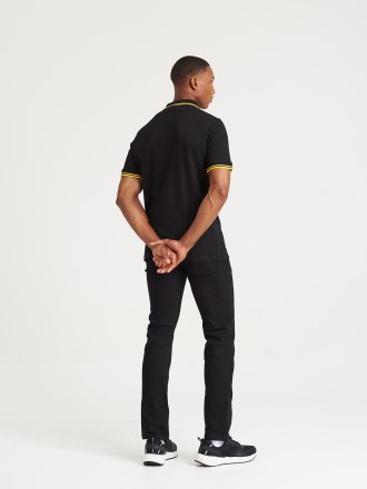 JP003 AWDis Stretch Tipped Piqué Polo Shirt