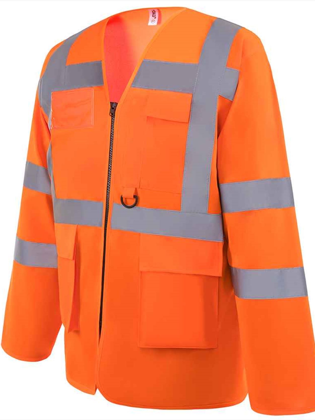 YK108 HVJ800 Hi-Vis Executive Long Sleeve Waistcoat Image 4