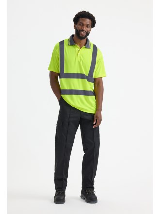 UC808 Hi Vis Short Sleeve Polo Shirt