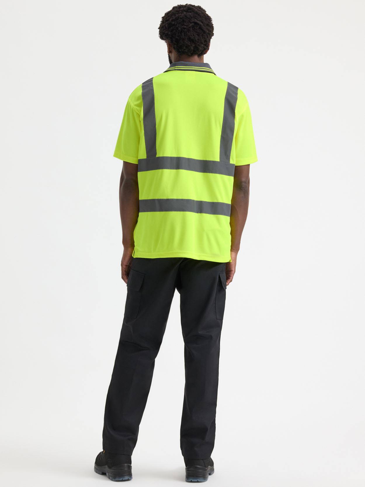 UC808 Hi Vis Short Sleeve Polo Shirt Image 5