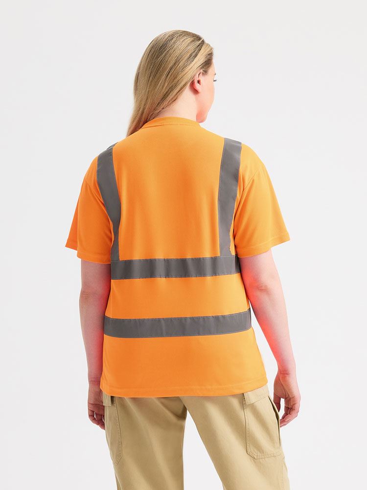 UC810 Hi Vis Short Sleeve T Shirt Image 2