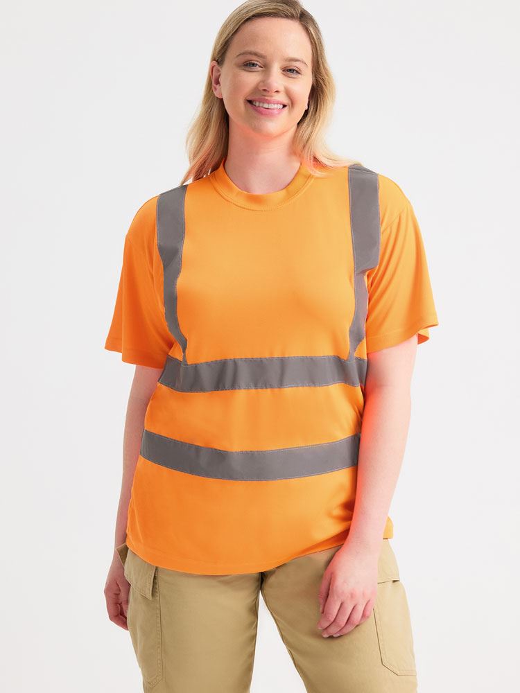 UC810 Hi Vis Short Sleeve T Shirt Image 1