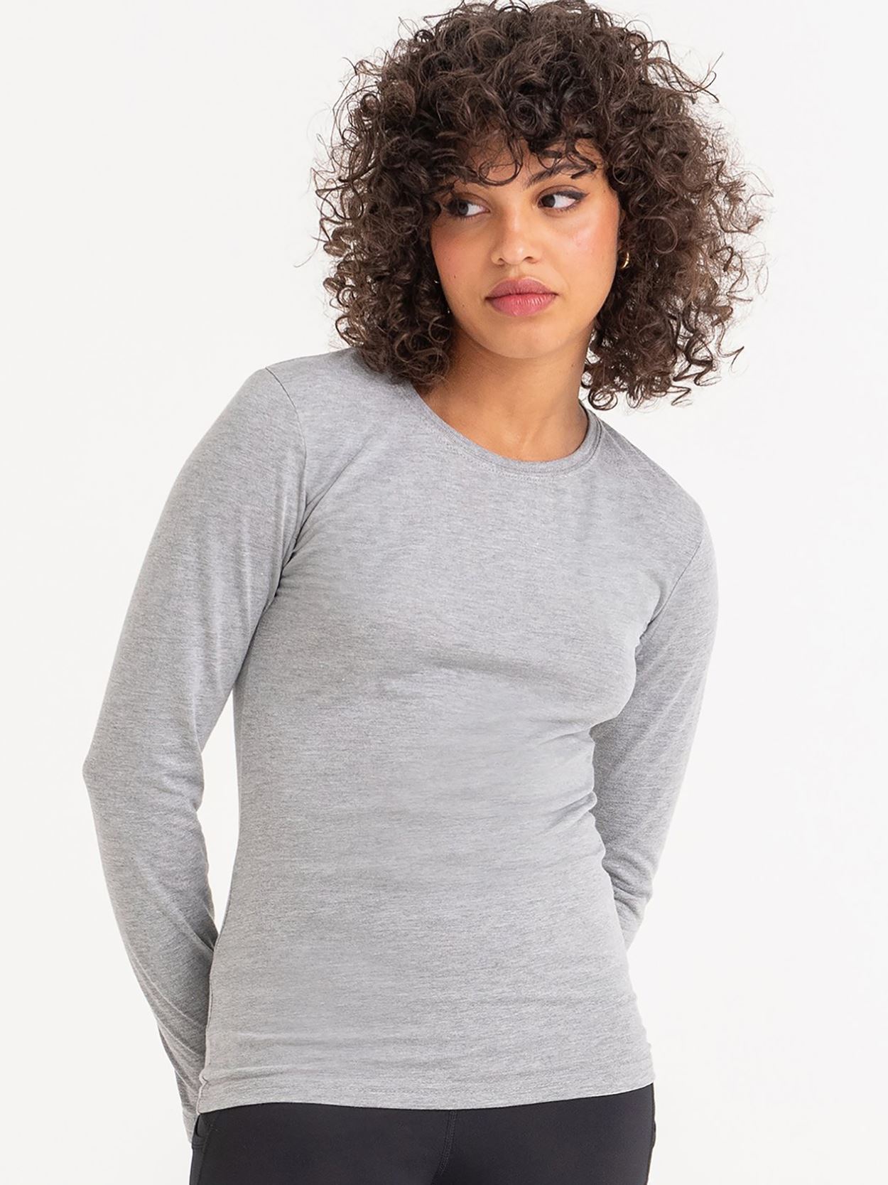 JT002F Women's triblend T long sleeve Image 1