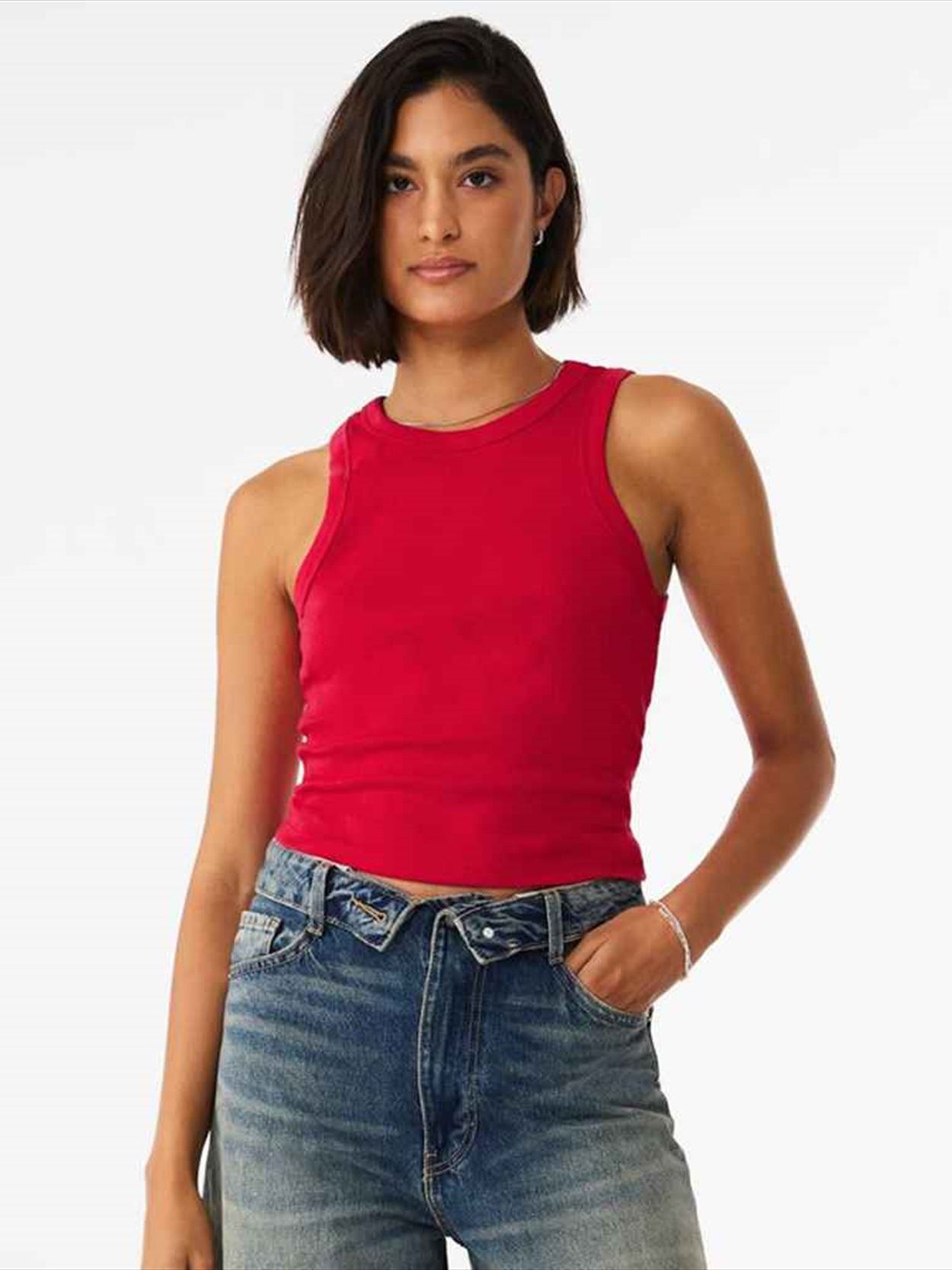 BL1019 1019 Ladies Micro Rib Racer Tank Top Image 8