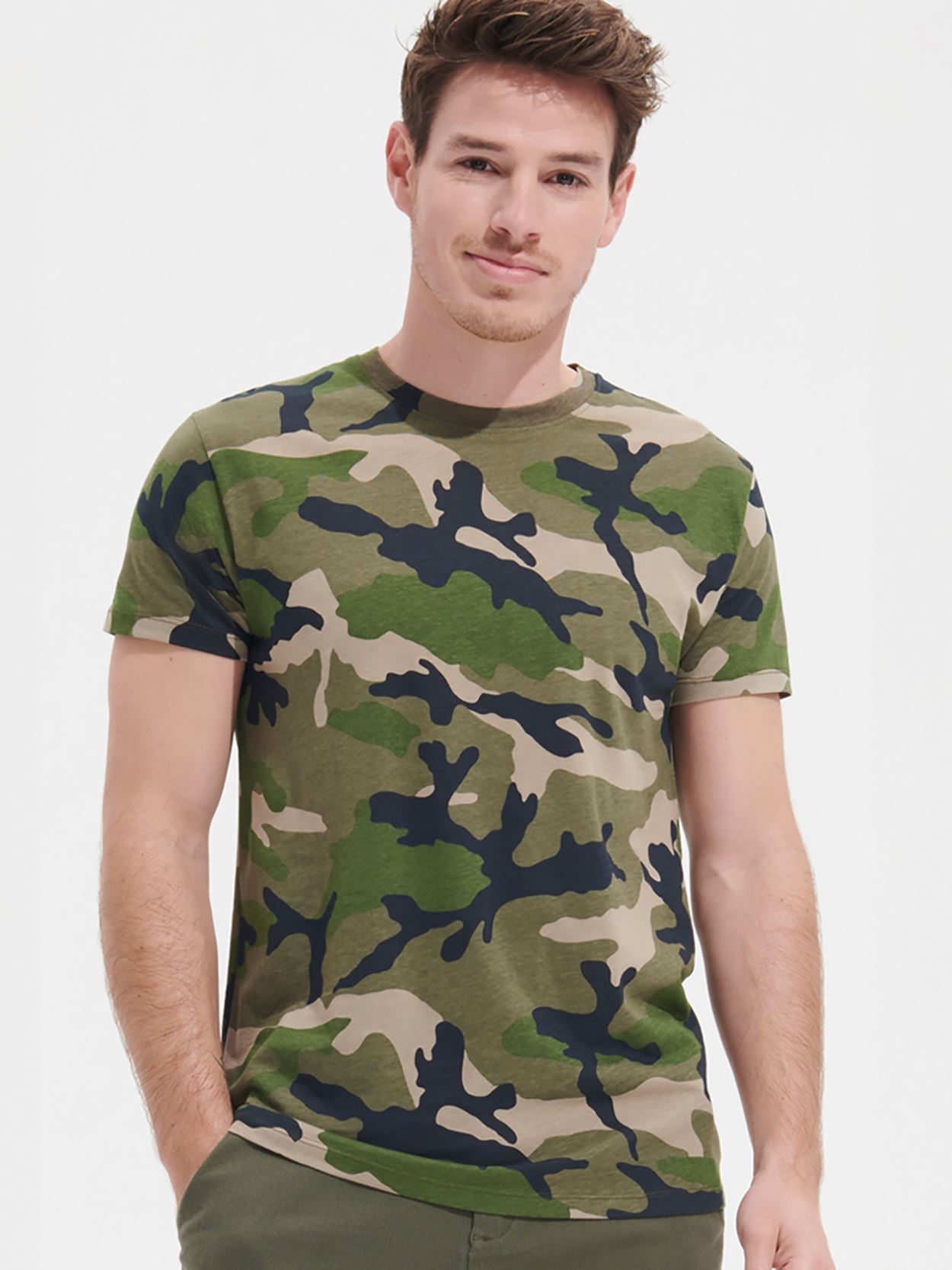 01188 Camo T shirt Image 1
