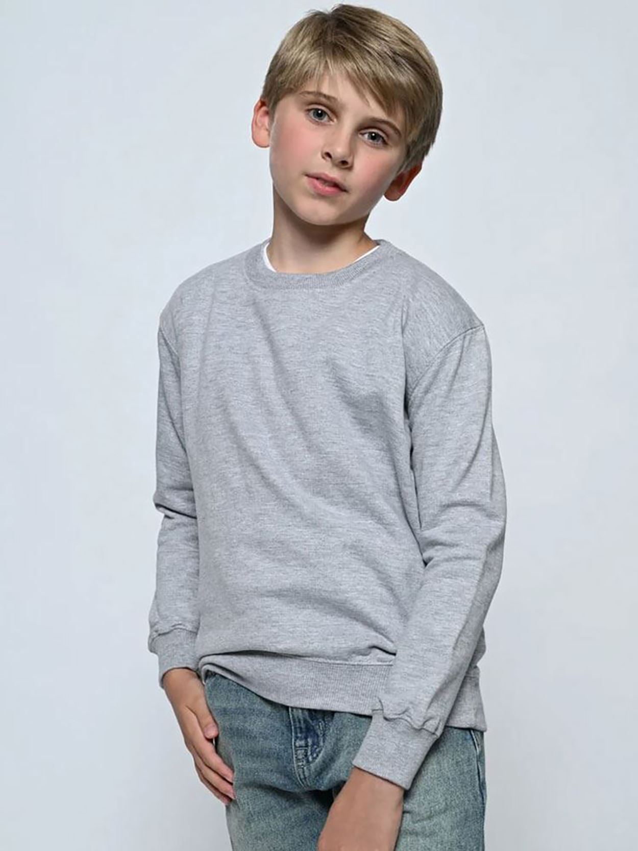 CR03K_V2.0 Comfort Cut Kids Sweatshirt Image 2