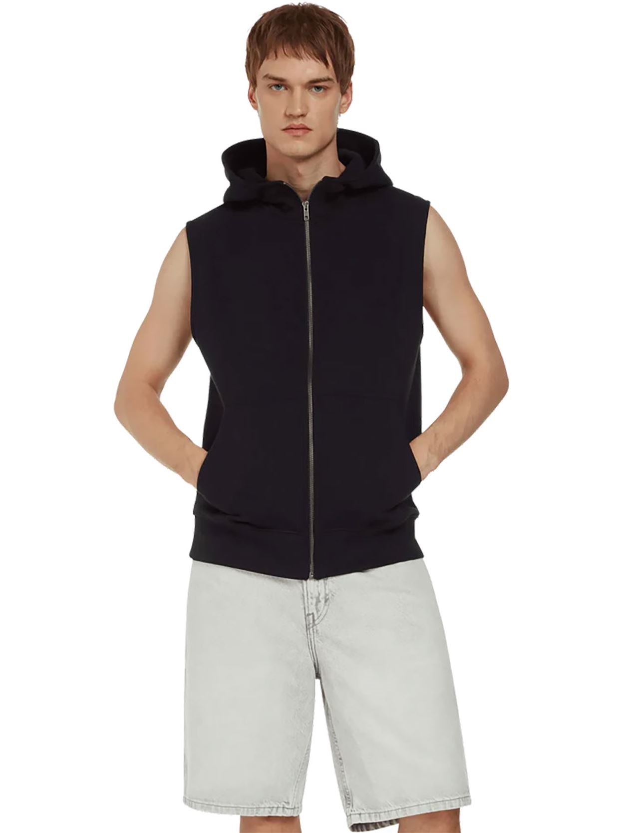 EP309 Sleeveless Full Zip Hoodie Image 1