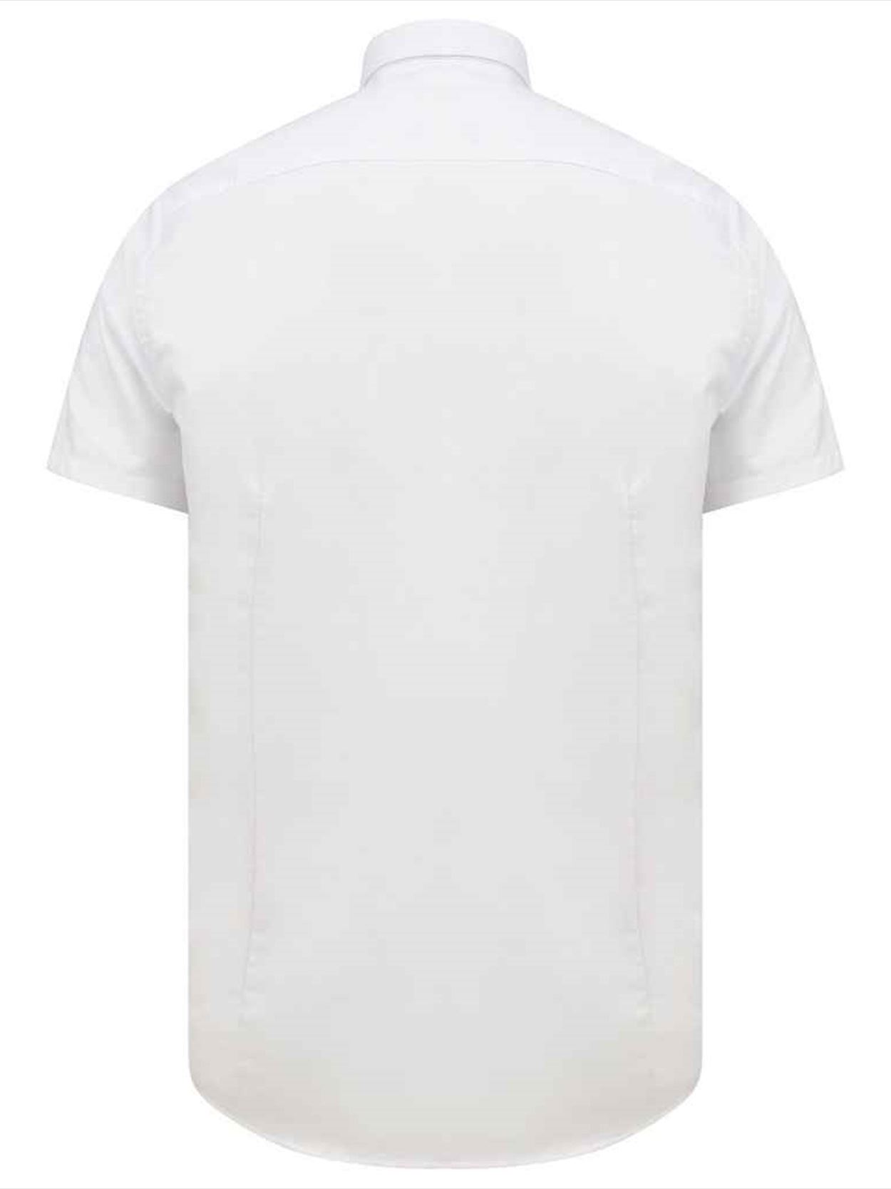 H517S Short Sleeve Slim Fit Oxford Shirt Image 3