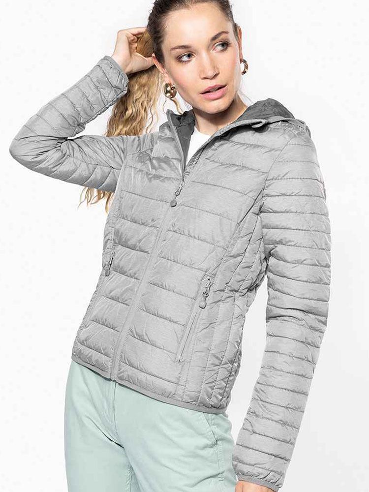 KB6111 Kariban Ladies Lightweight Hooded Padded Jacket Image 1