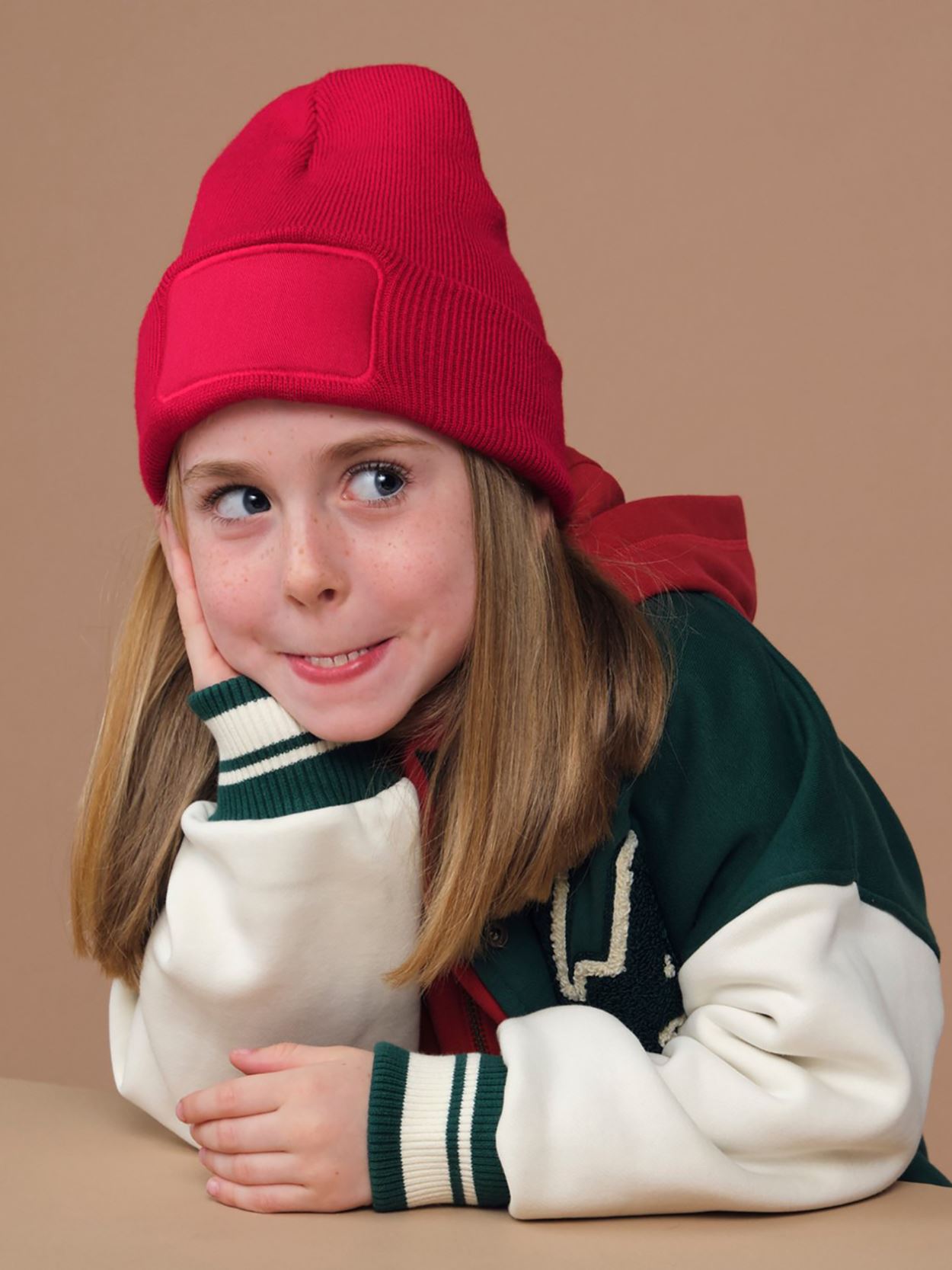 B445B Kids Original Patch Beanie Image 2