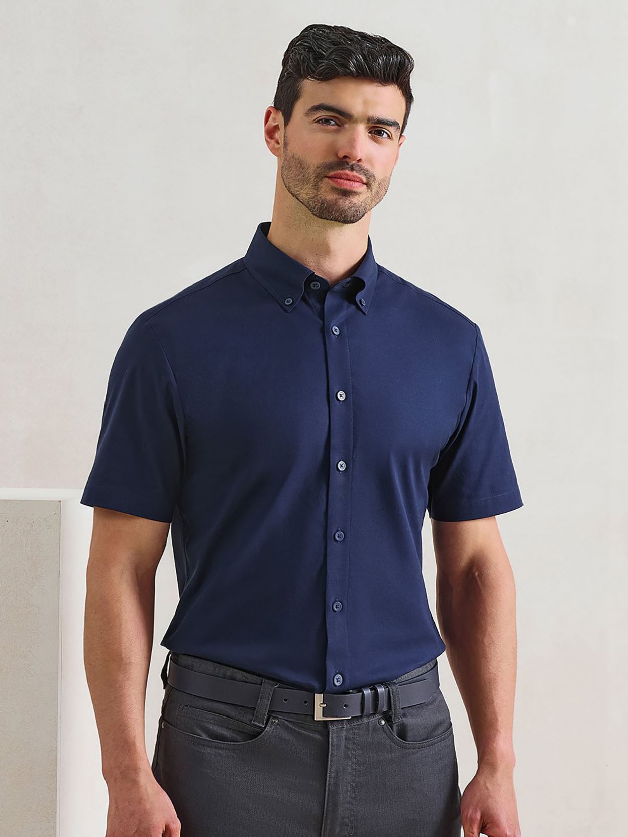 PR286 Supreme Short Sleeve Oxford Shirt Image 1