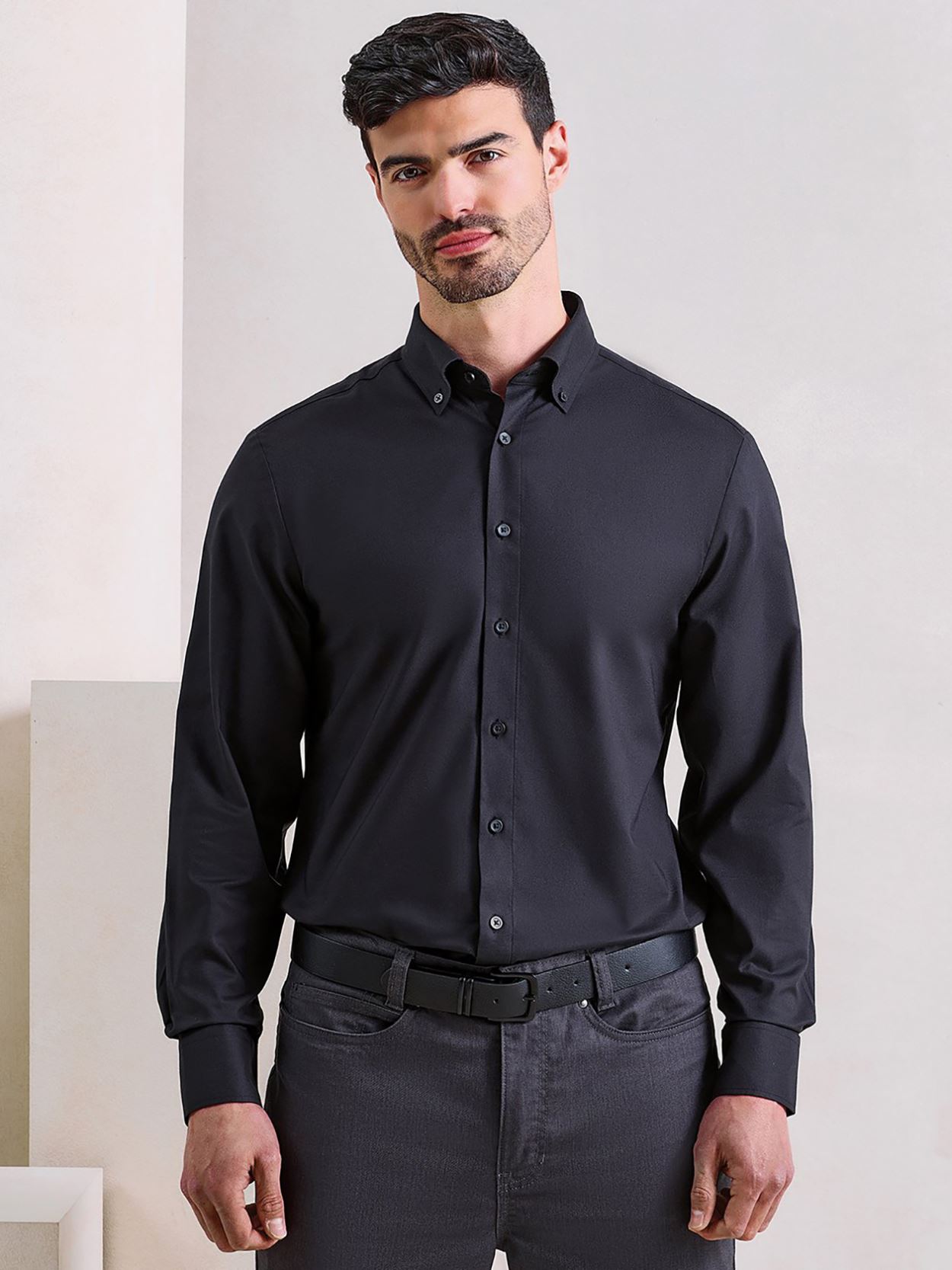 PR284 Supreme Long Sleeve Oxford Shirt Image 1