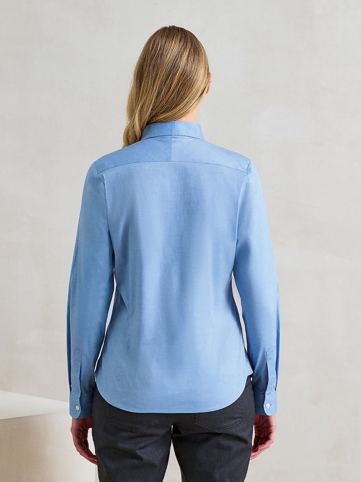 PR384 Ladies Supreme Long Sleeve Oxford Shirt Image 3