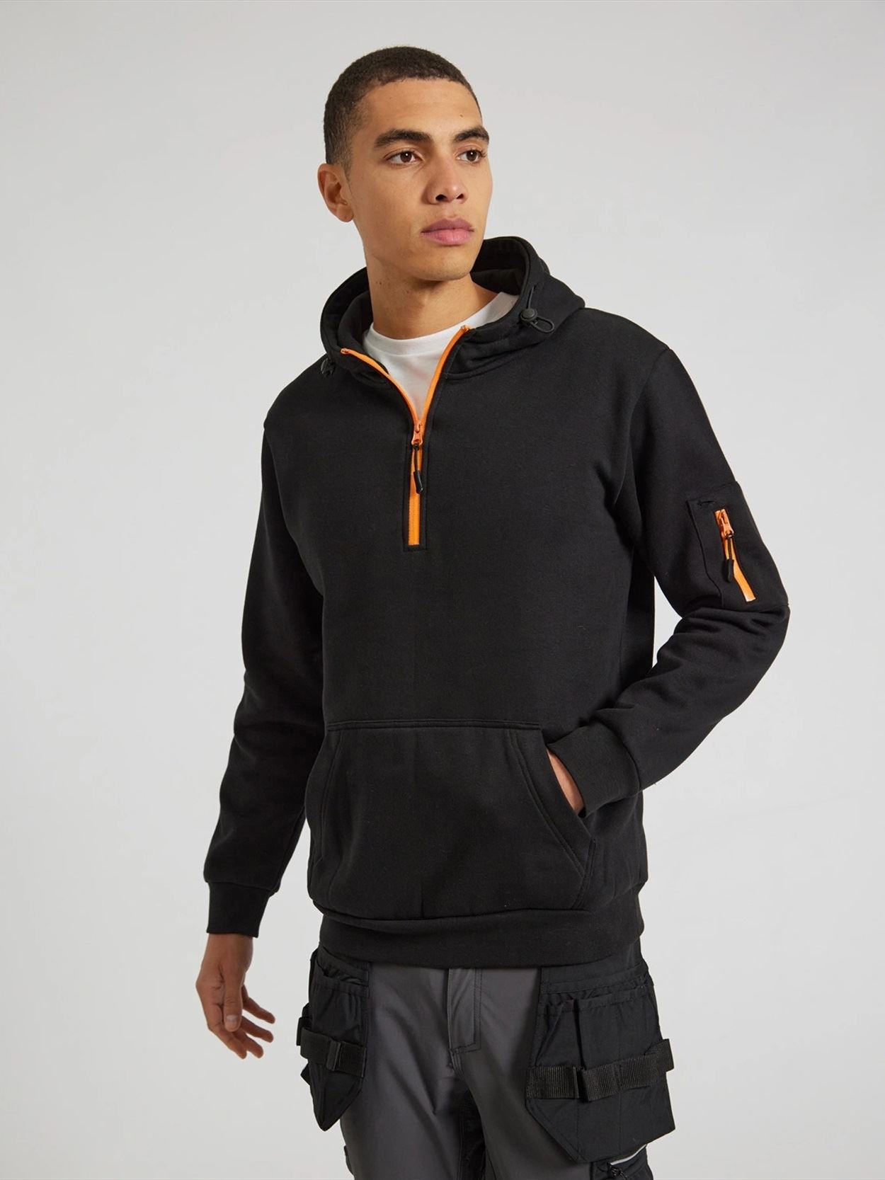 CR06 Atlas Adults Quarter Zip Hoodie Image 5