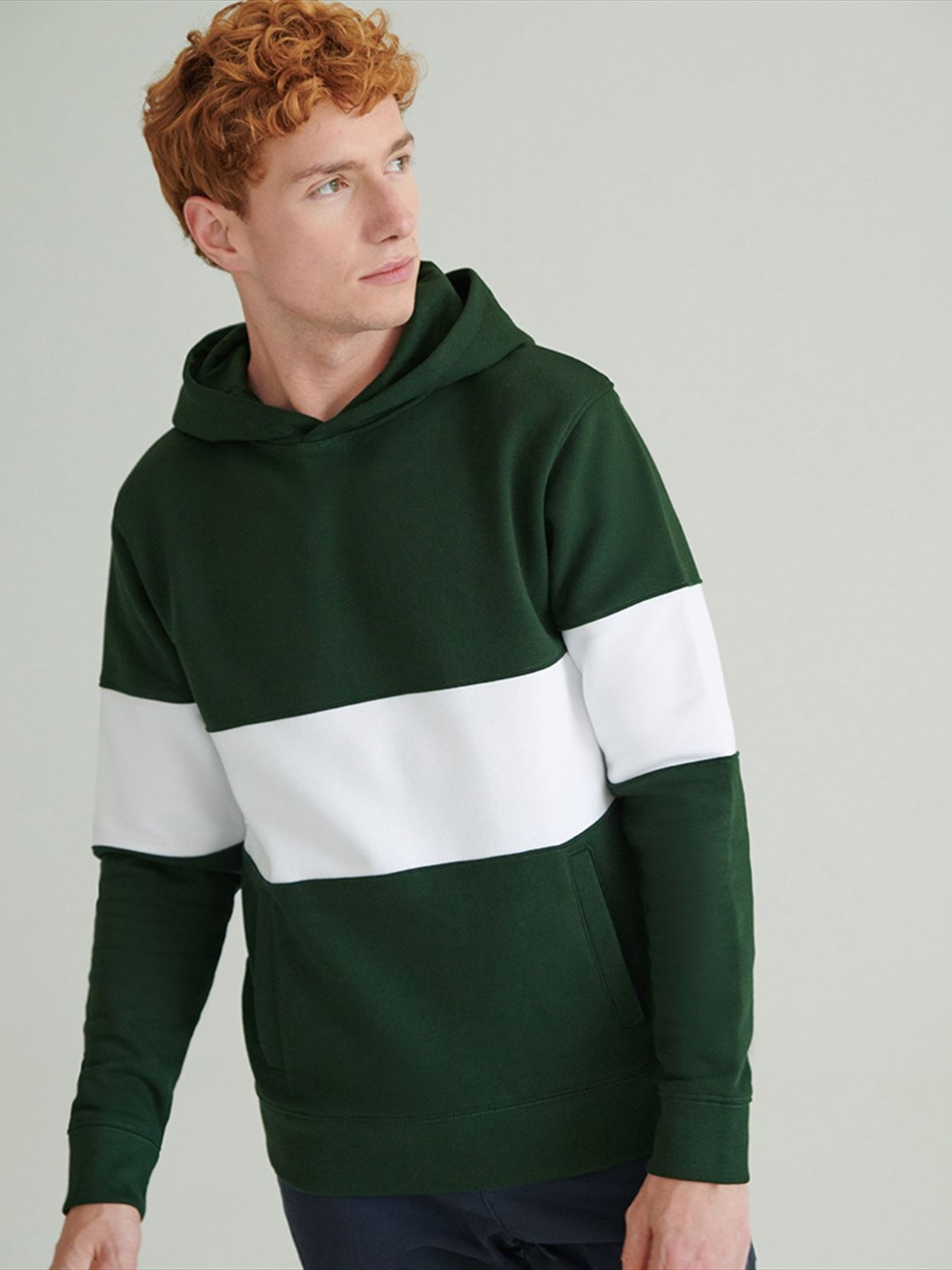 FR803 Heavyweight Panelled Hoodie Image 9