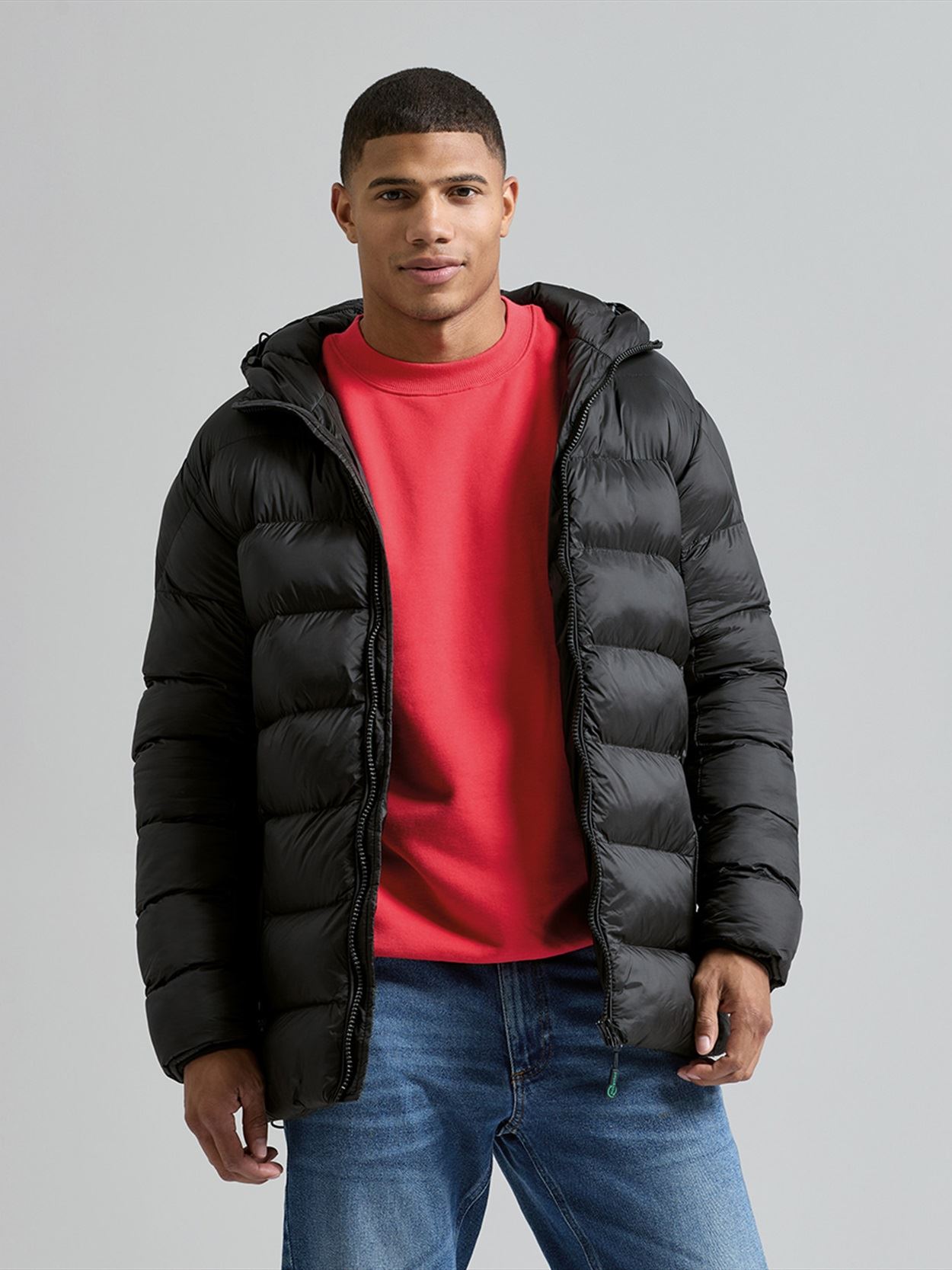 TS005 Solitude recycled hooded jacket Image 1