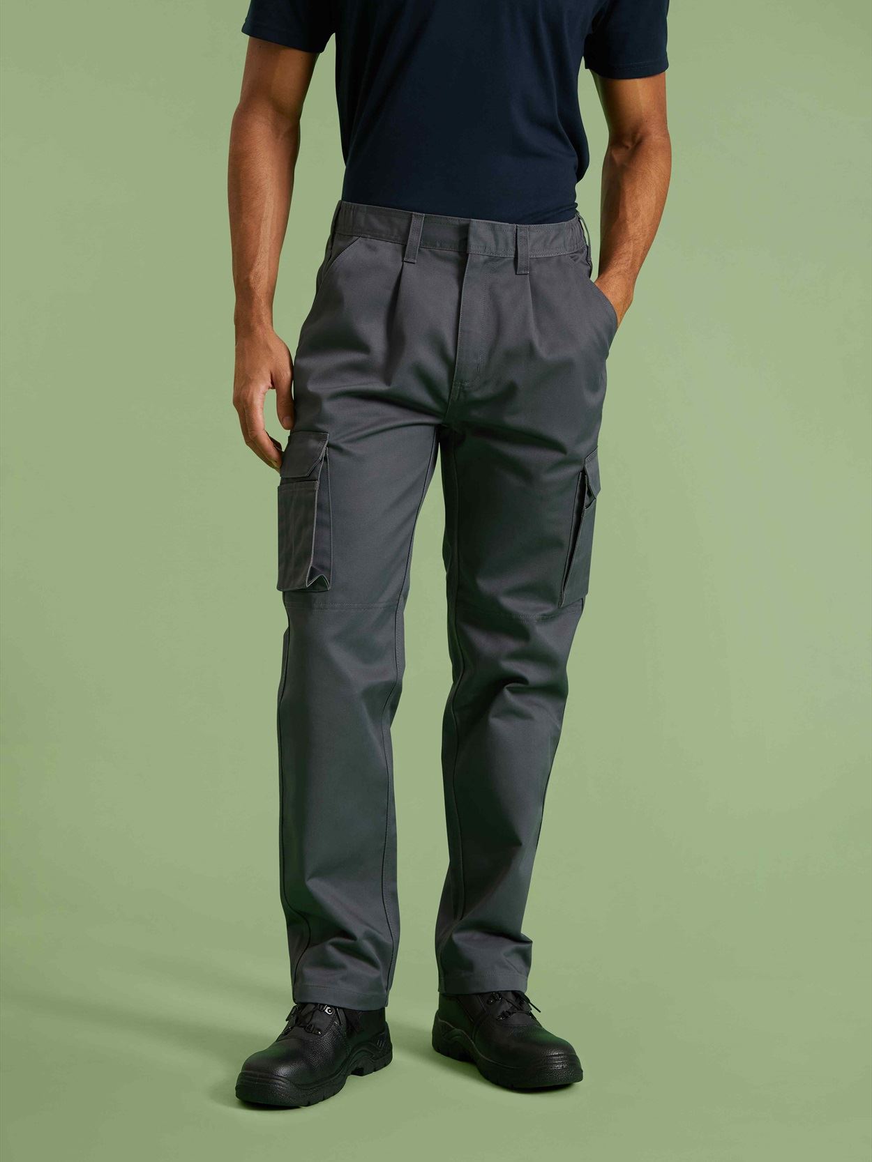 GR91L Eco Workwear Cargo Trouser Long Image 1