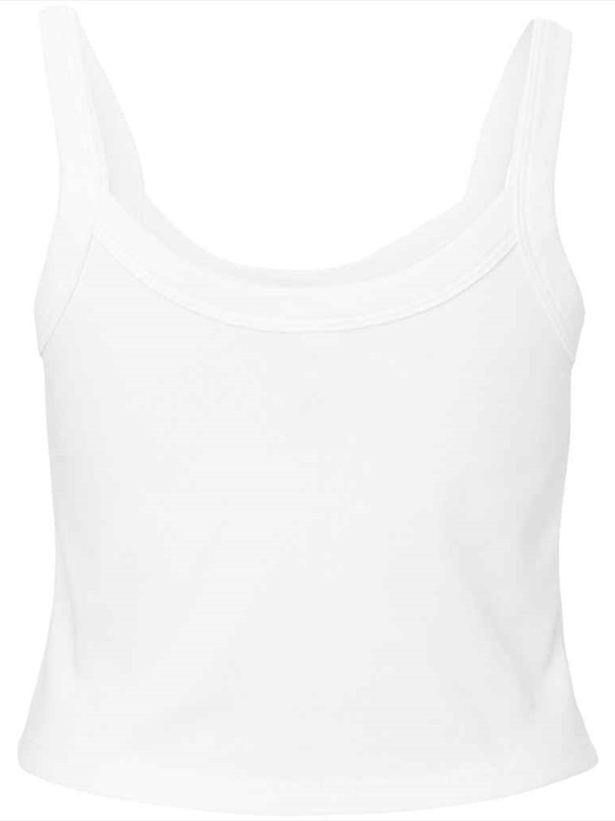 BL1012 1012 Bella Ladies Micro Rib Spaghetti Strap Tank Top Image 4