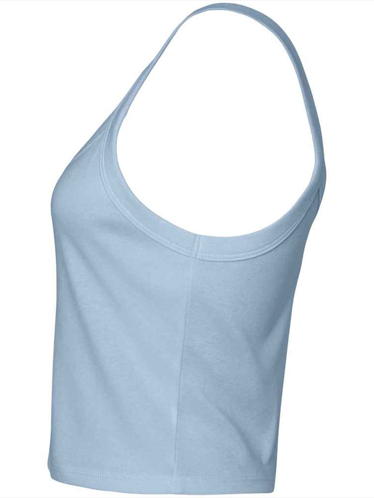BL1012 1012 Bella Ladies Micro Rib Spaghetti Strap Tank Top Image 5