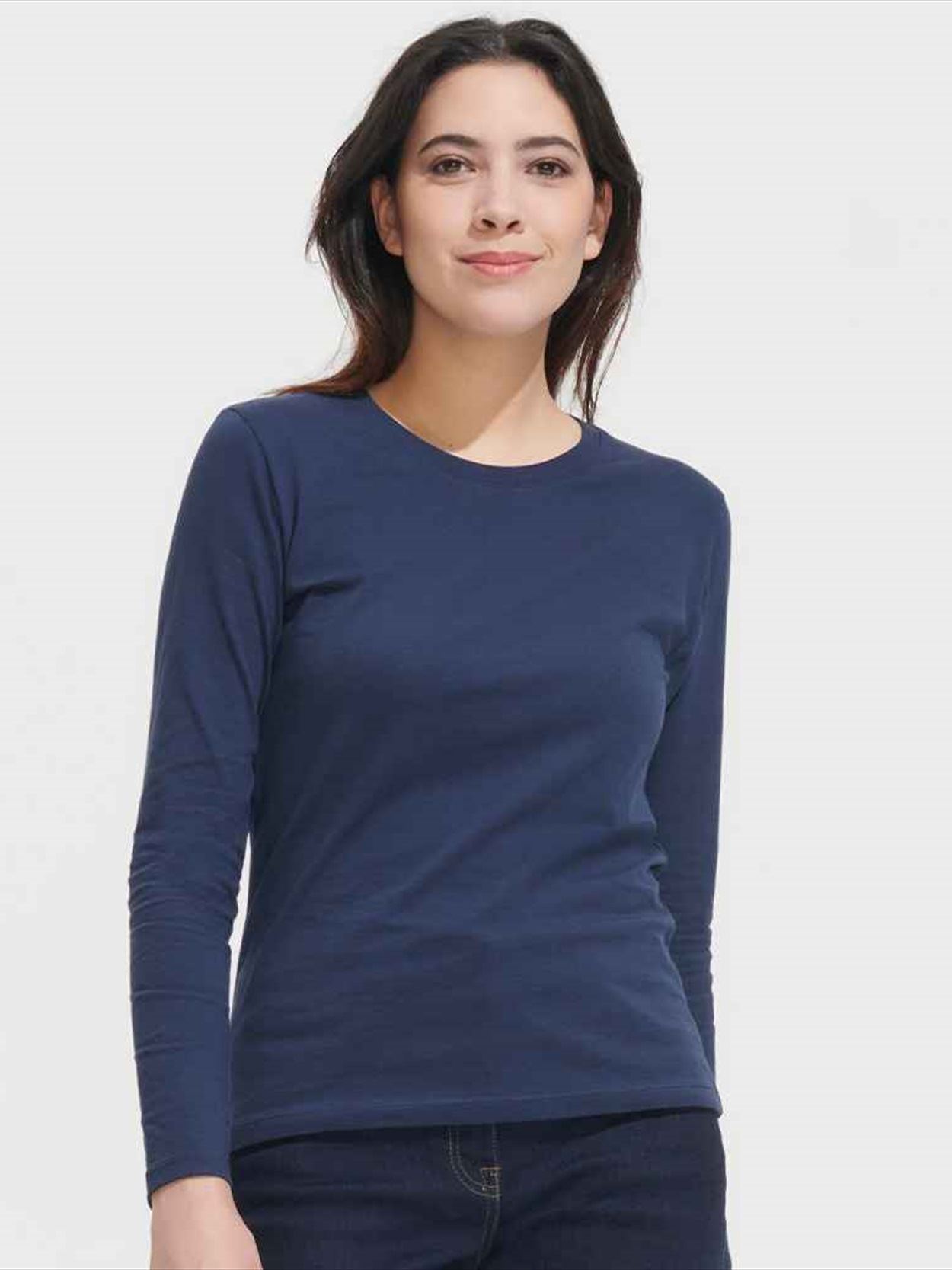 02075 Lds Imper. LS SOL'S Ladies Imperial Long Sleeve T-Shirt Image 1