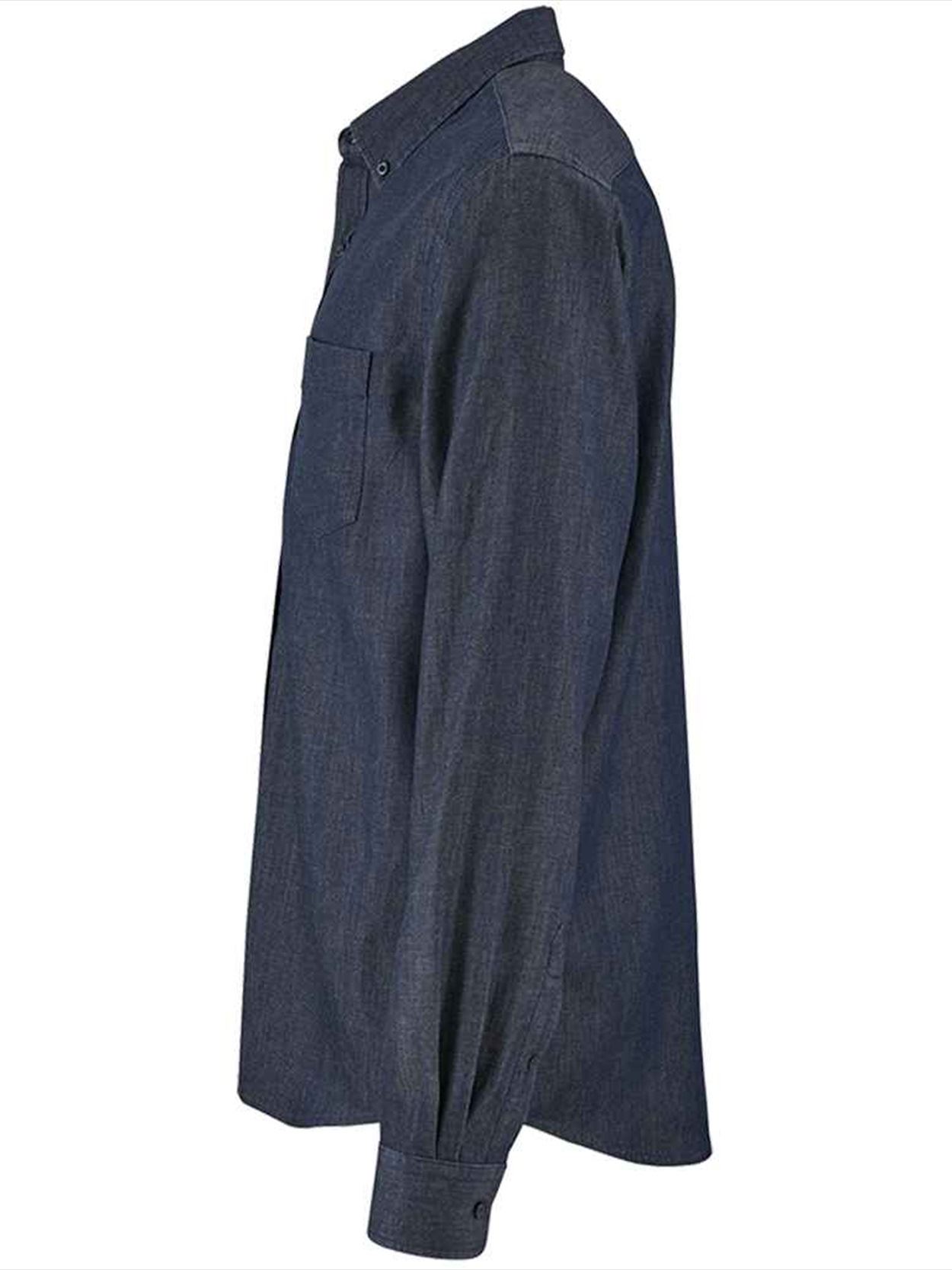 02100 Barry SOL'S Barry Long Sleeve Denim Shirt Image 3