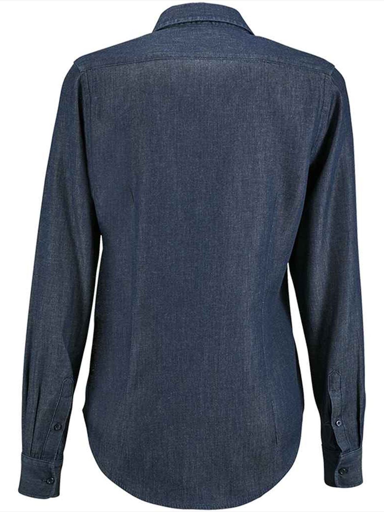 02101 Lds Barry SOL'S Ladies Barry Denim Shirt Image 2