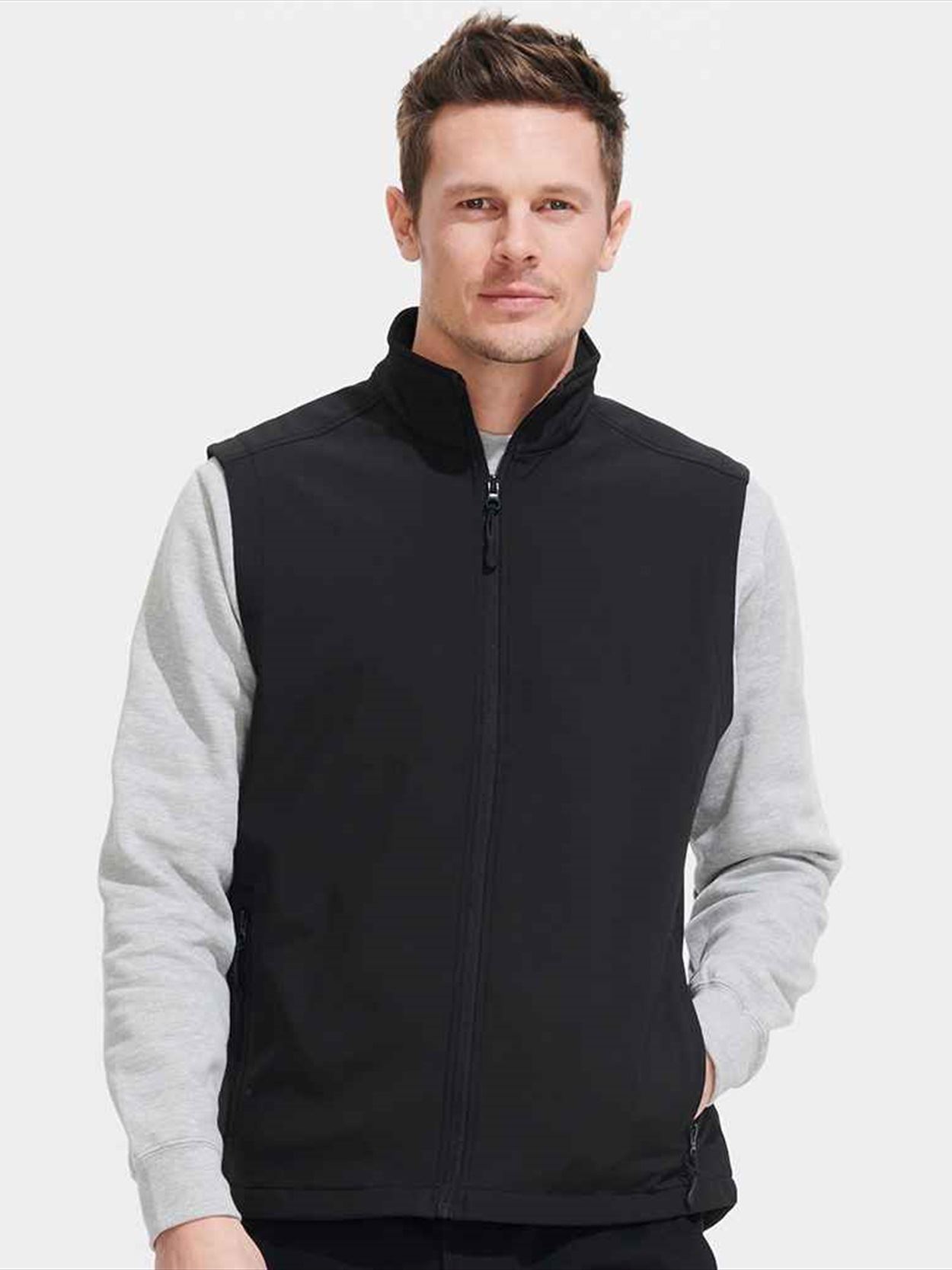 02887 Race BW SOL'S Race Soft Shell Bodywarmer Image 1