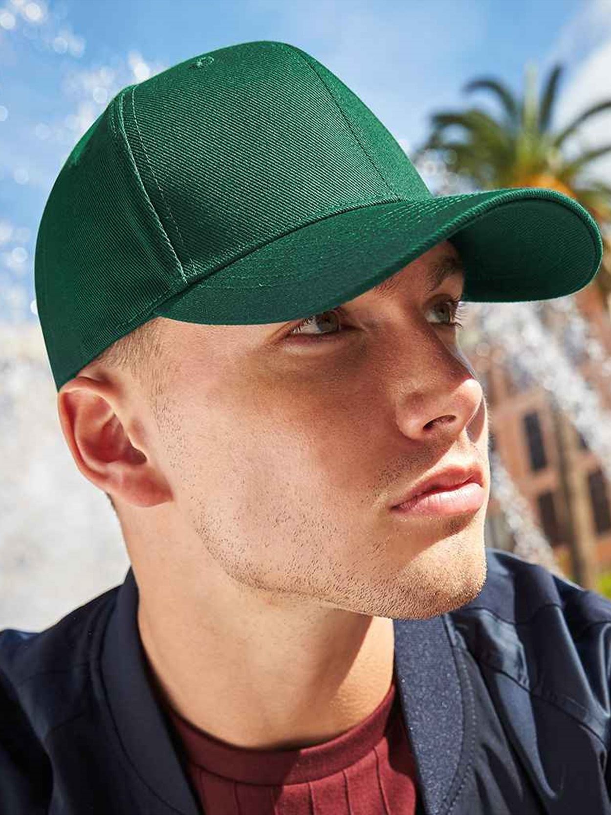 BB18 B18 Beechfield Ultimate 6 Panel Cap Image 2