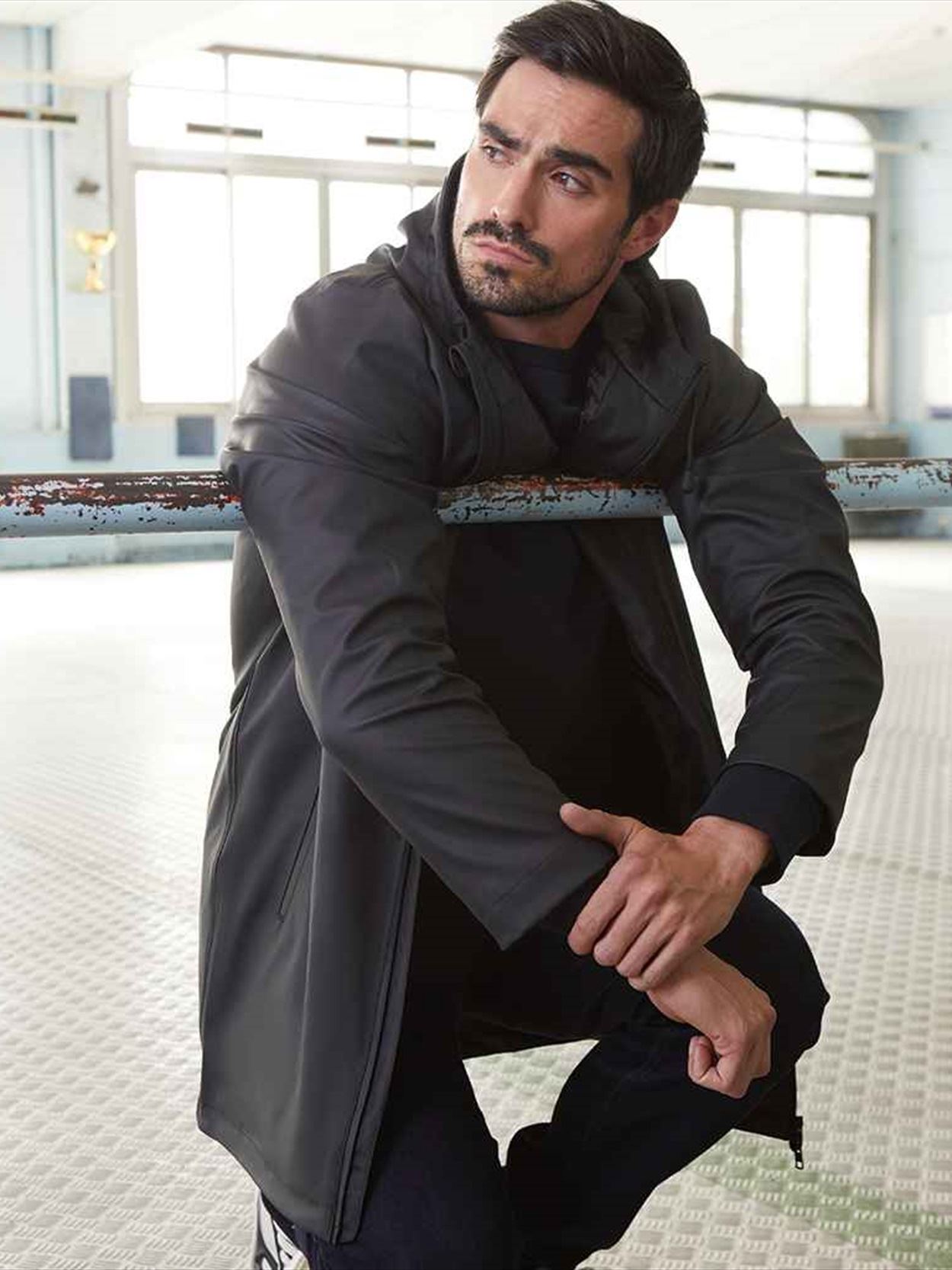 03174 Antoine NEOBLU Antoine Wax Parka Jacket Image 1