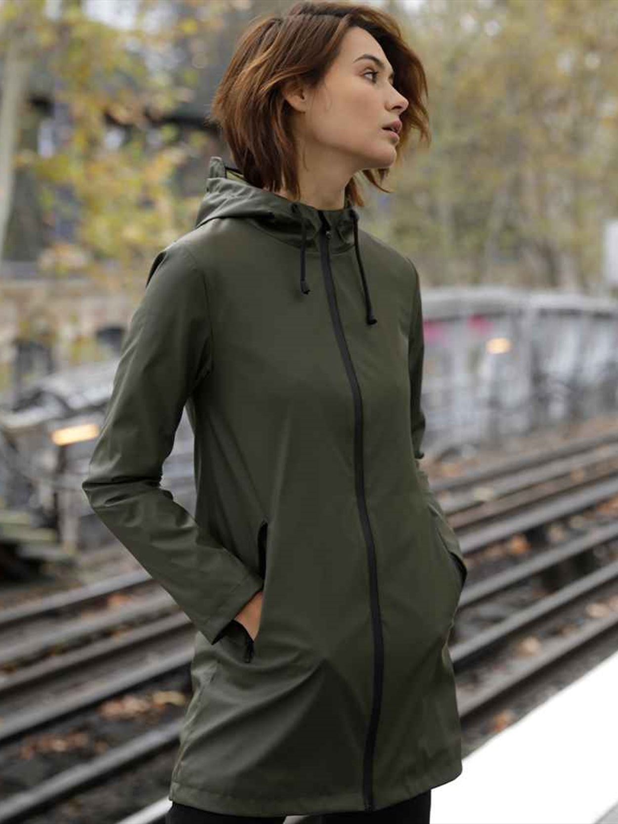 03175 Lds Antoine NEOBLU Ladies Antoine Wax Parka Jacket Image 2