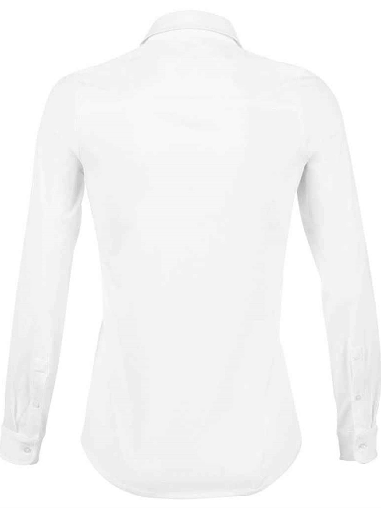 03199 Lds Balthazar NEOBLU Ladies Balthazar Jersey Long Sleeve Shirt Image 2