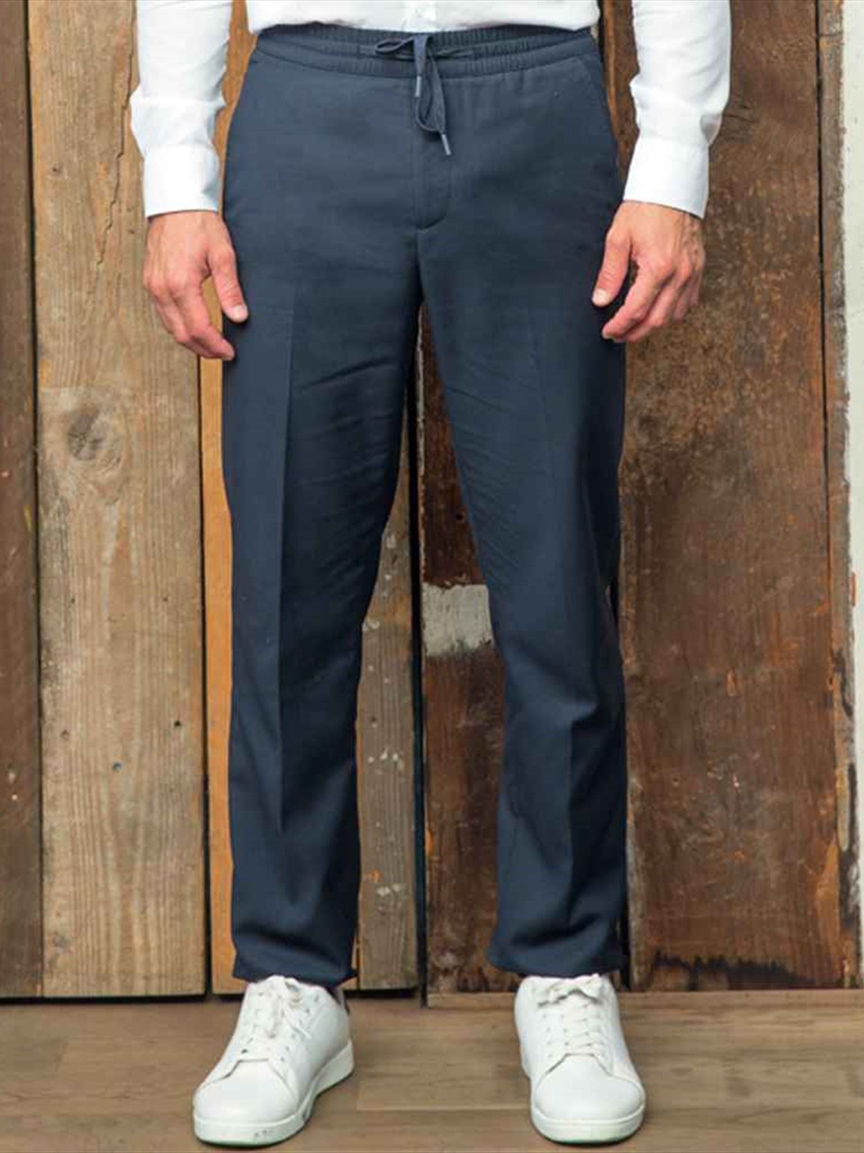 03778 Germain NEOBLU Germain Elasticated Waist Trousers Image 1