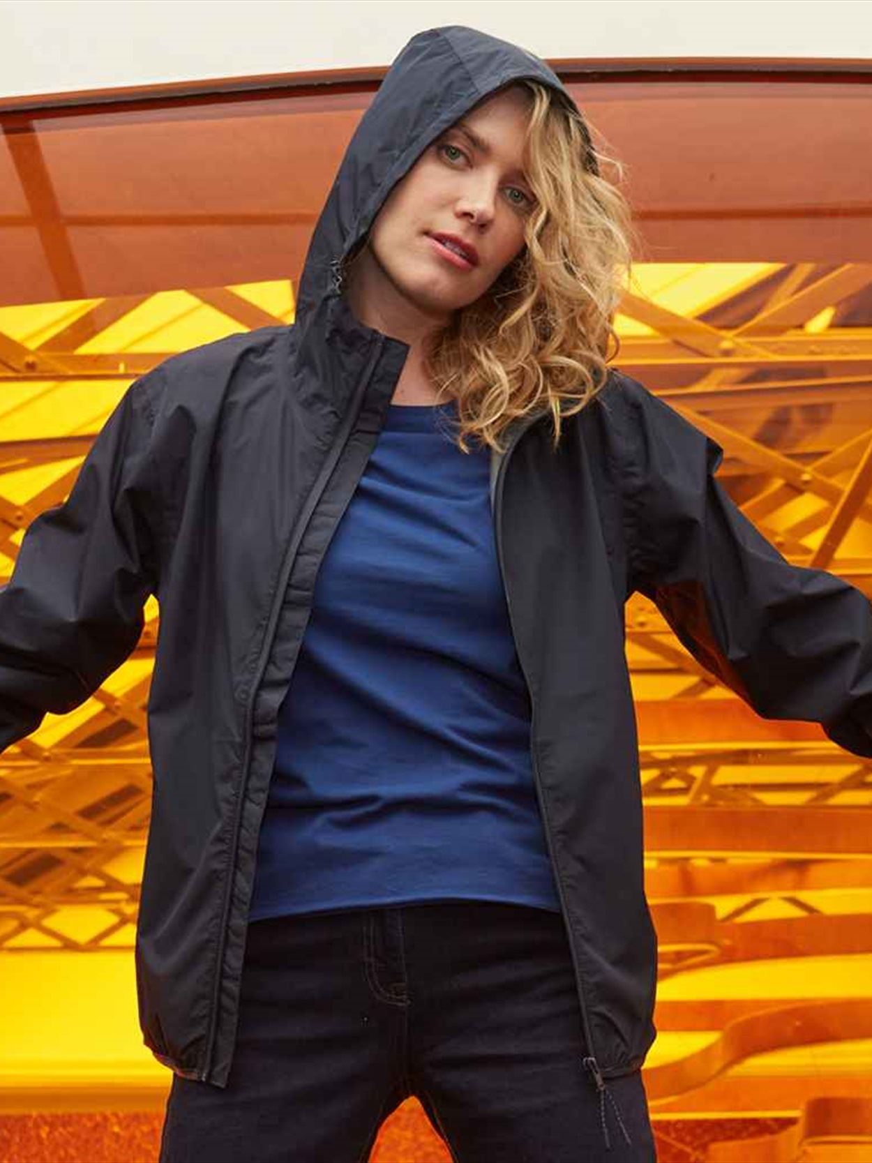 03781 Andrea NEOBLU Unisex Andrea Waterproof Windbreaker Jacket Image 1
