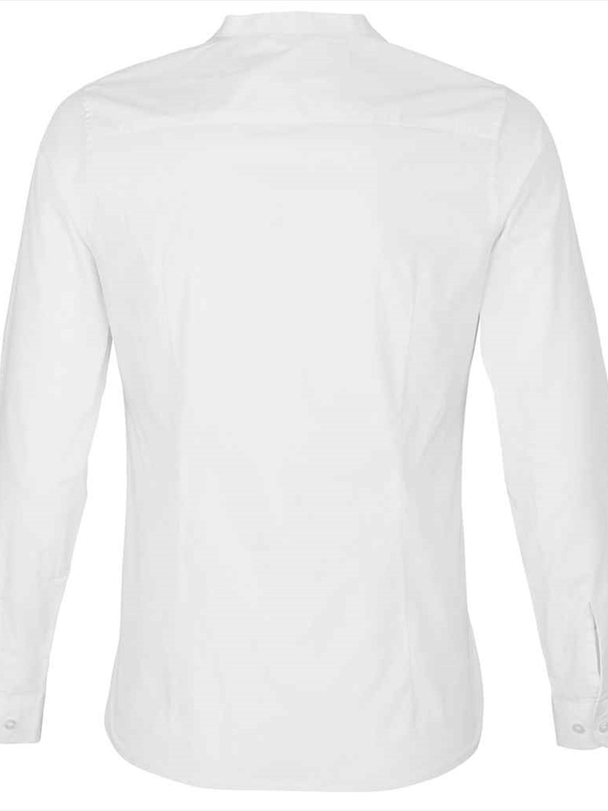 03787 Lds Bart NEOBLU Ladies Bart Mao Collar Long Sleeve Poplin Shirt Image 3