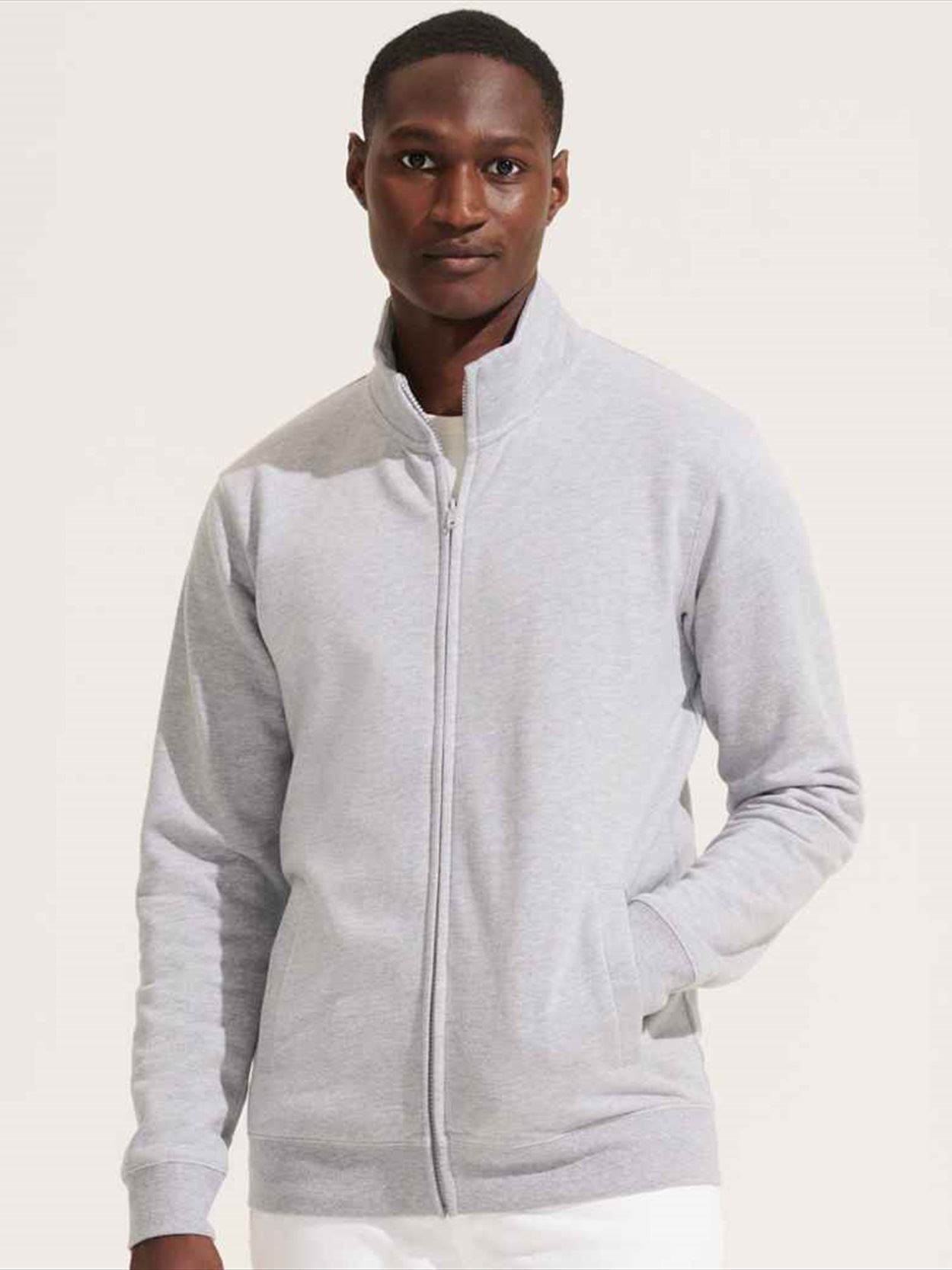 04240 Cooper SOL'S Unisex Cooper Full Zip Sweat Jacket Image 1