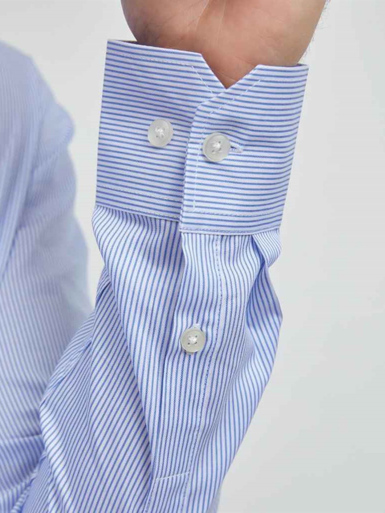 04338 Baptiste NEOBLU Baptiste Striped Long Sleeve Shirt Image 1