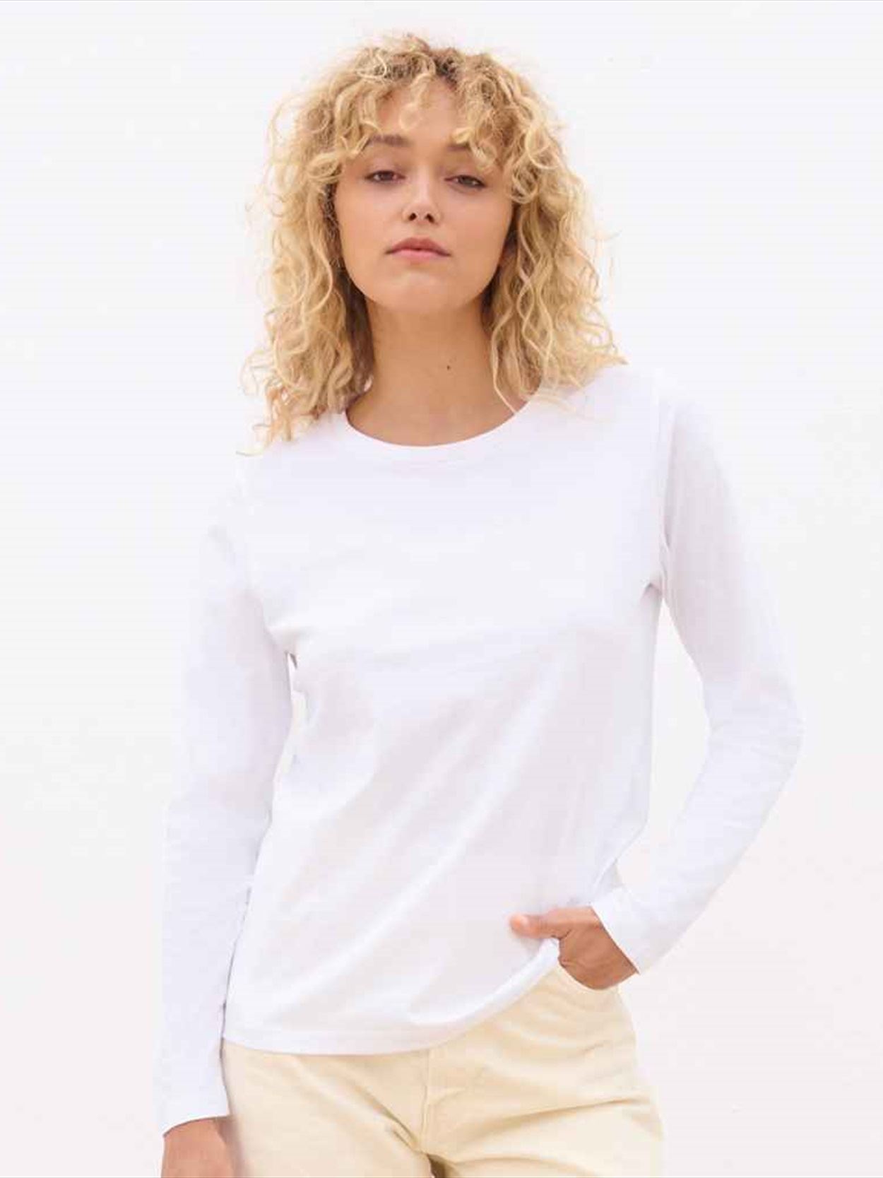 04443 Lds Monarch SOL'S Ladies Monarch Long Sleeve T-Shirt Image 1