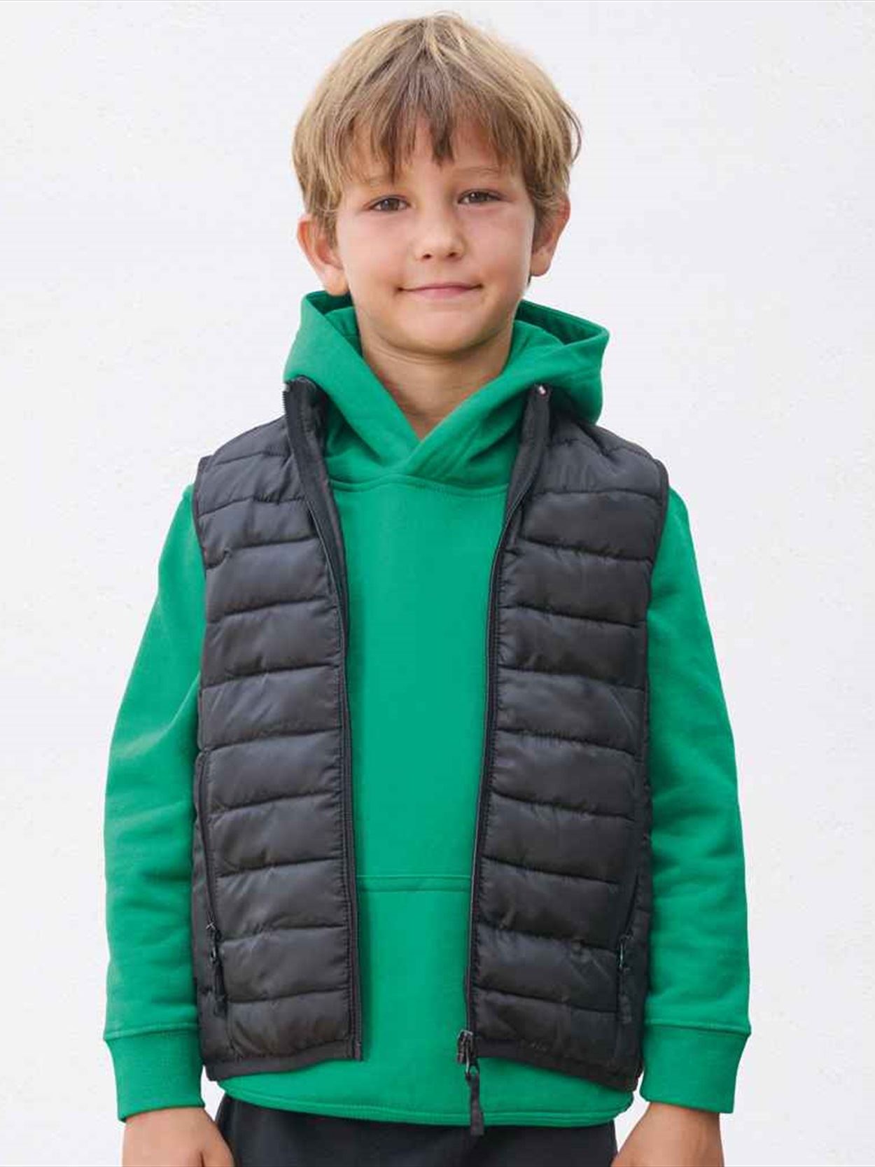 04446 Kids Stream BW SOL'S Kids Stream Bodywarmer Image 1