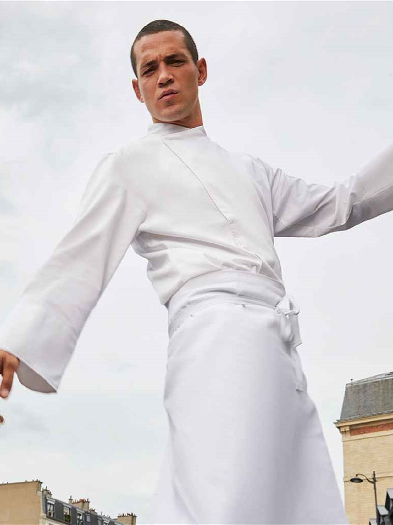 04458 Eugene NEOBLU Long Sleeve Chef's Jacket Image 1