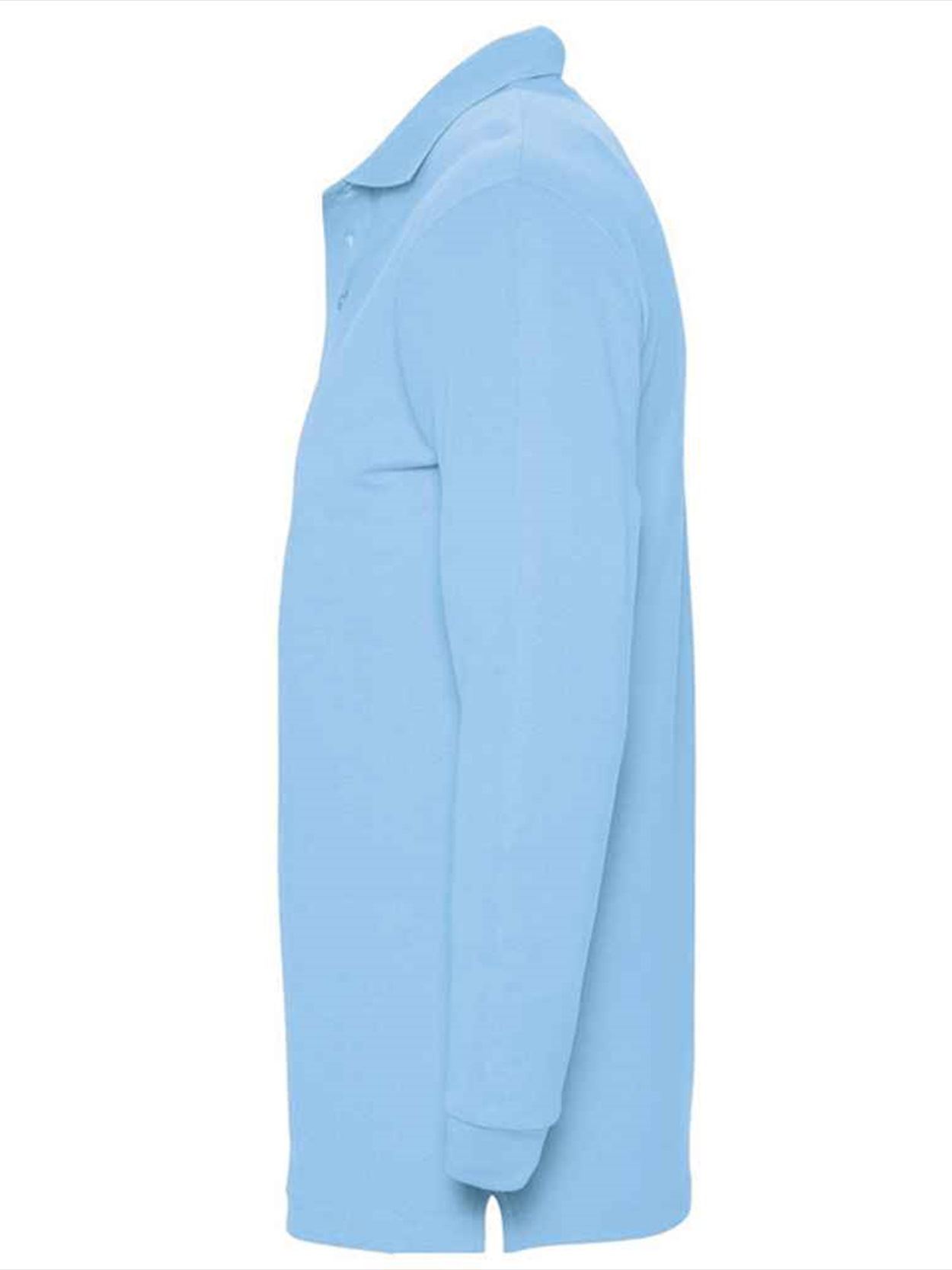 11353 Winter II SOL'S Winter II Long Sleeve Cotton Piqué Polo Shirt Image 3