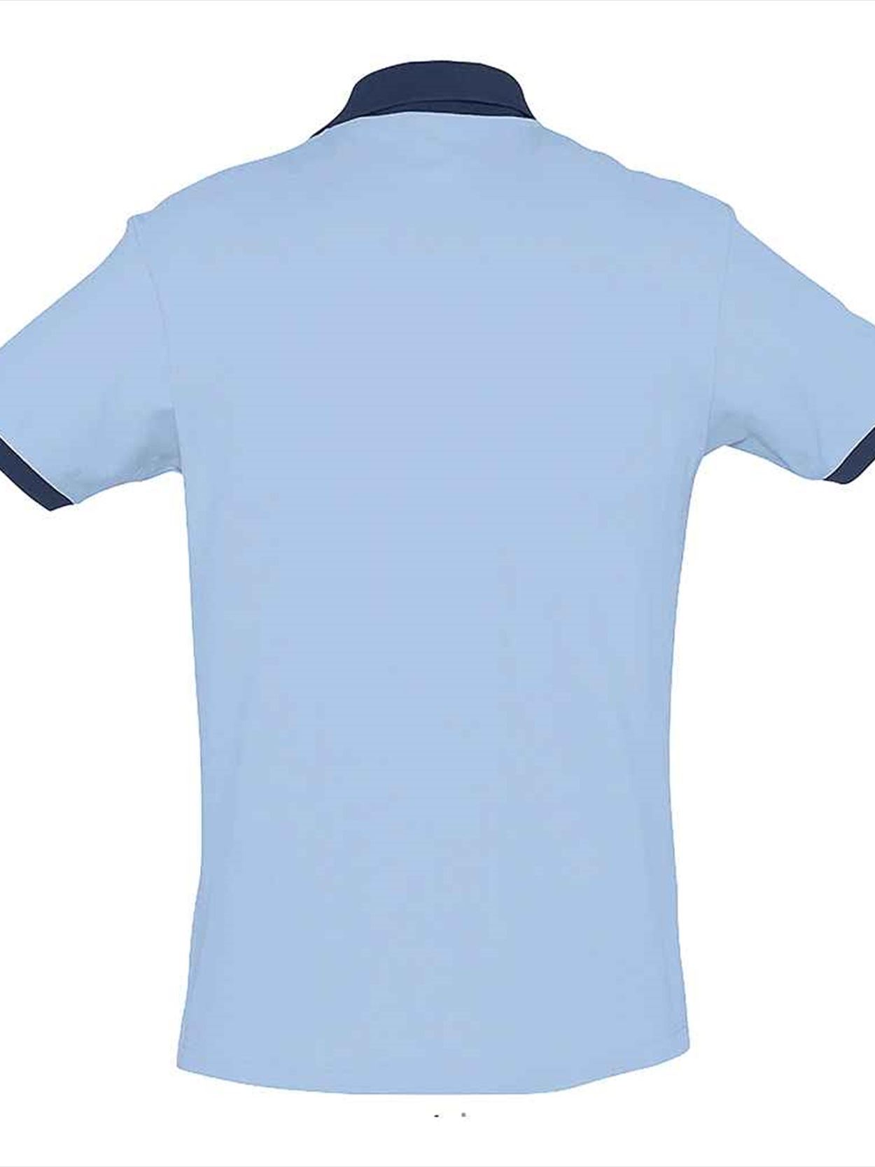 11369 Prince SOL'S Prince Contrast Cotton Piqué Polo Shirt Image 2