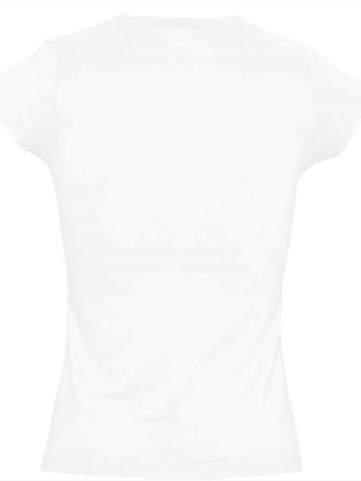 11388 Moon SOL'S Ladies Moon V Neck T-Shirt Image 2