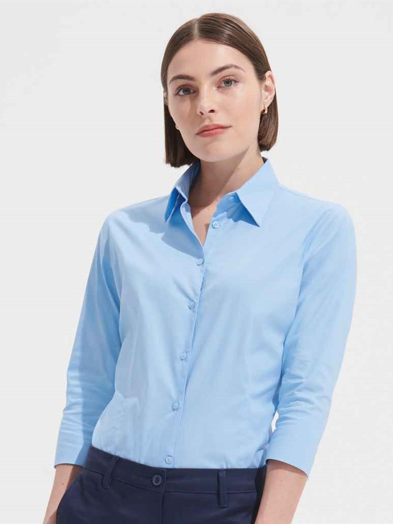 17010 Effect SOL'S Ladies Effect 3/4 Sleeve Fitted Shirt Image 1