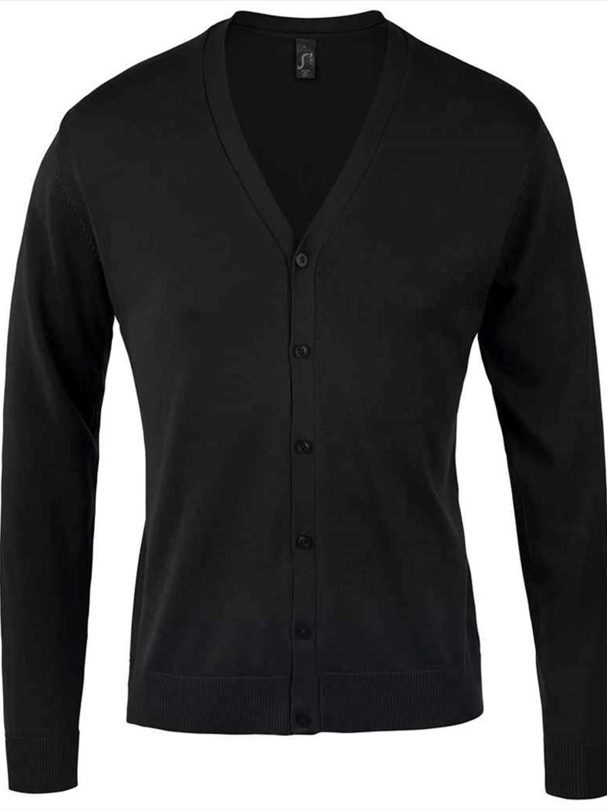 90011 Golden SOL'S Golden Cotton Acrylic V Neck Cardigan Image 1